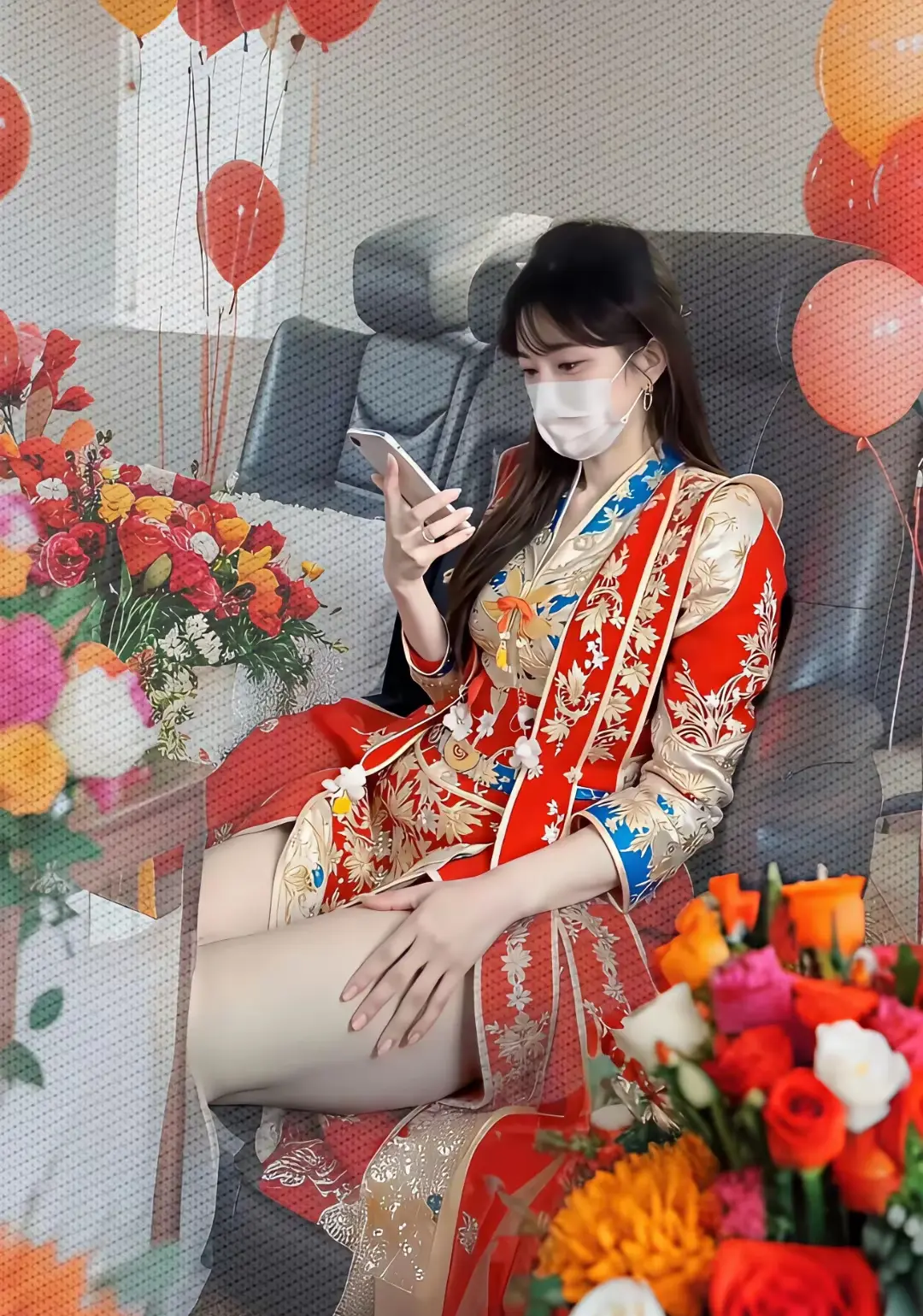 能与这般美丽的人结为伴侣,着实是件超幸福的事呀