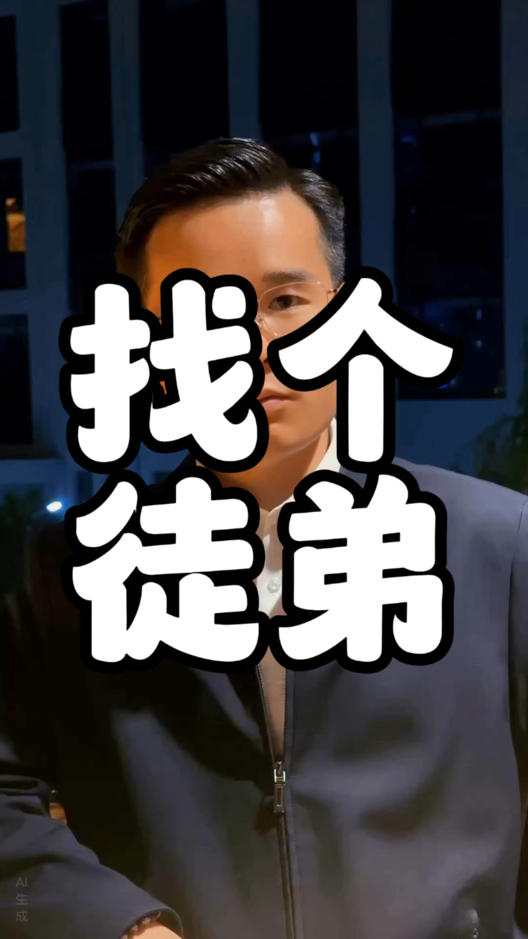 想找一个这样的徒弟