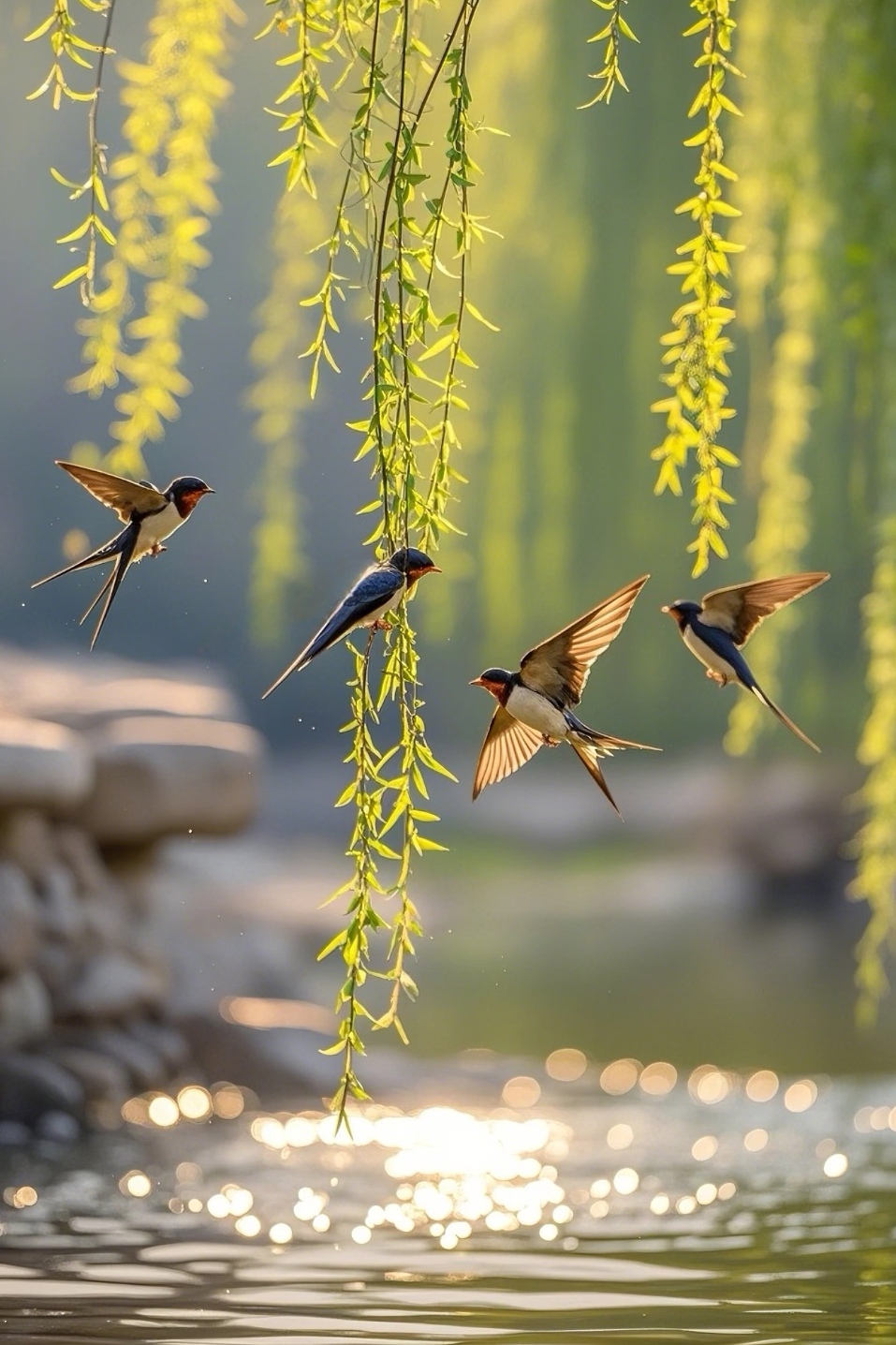 草长莺飞,燕儿归来