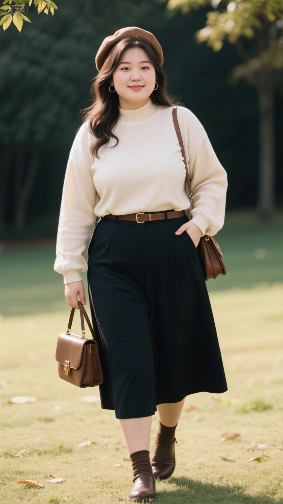 微胖女孩必看!秋日穿搭秘籍来啦