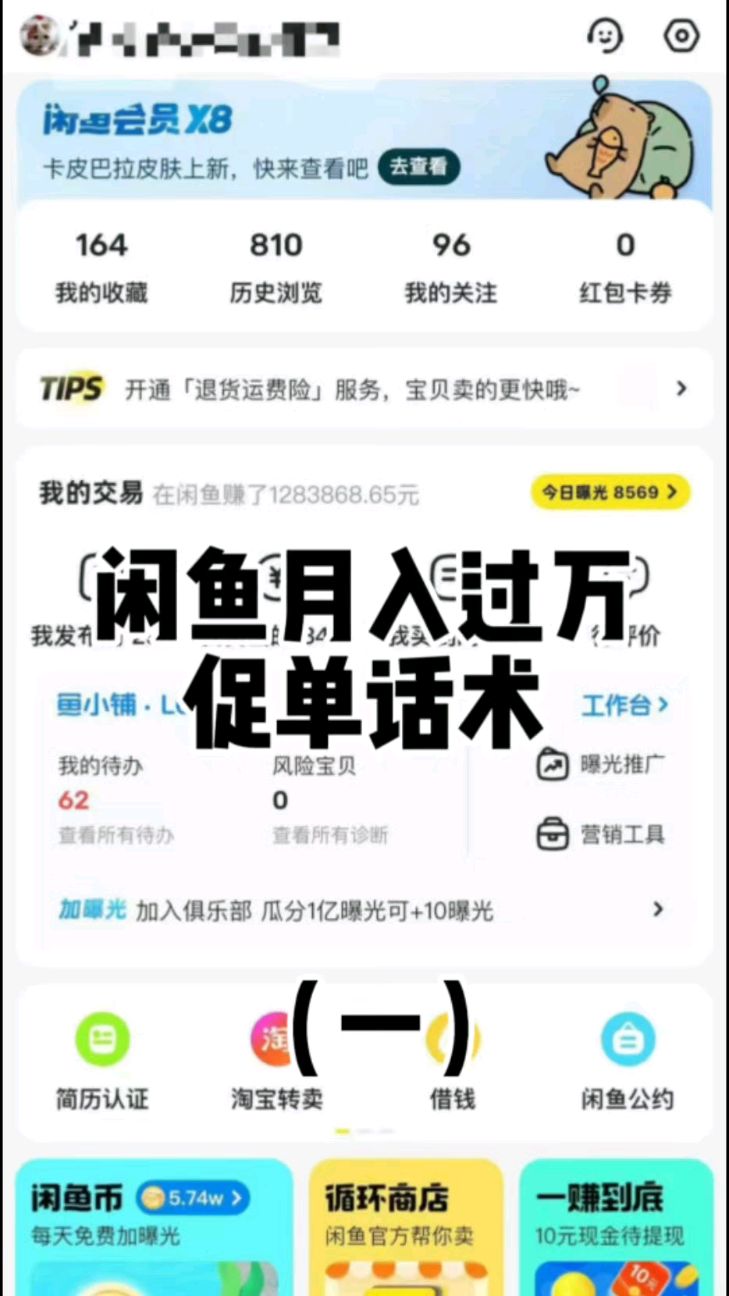闲鱼如何月入过万(闲鱼怎么赚钱手把手教你利用闲鱼,月入万元)