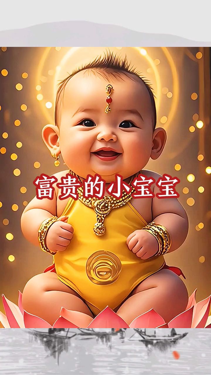 富贵的小宝宝,恭喜发财