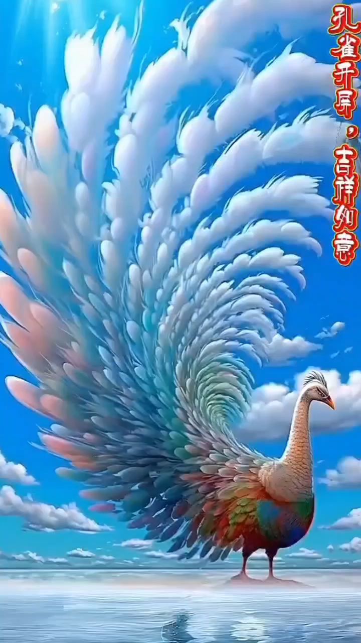 城市巡游看这孔雀屏特效真好