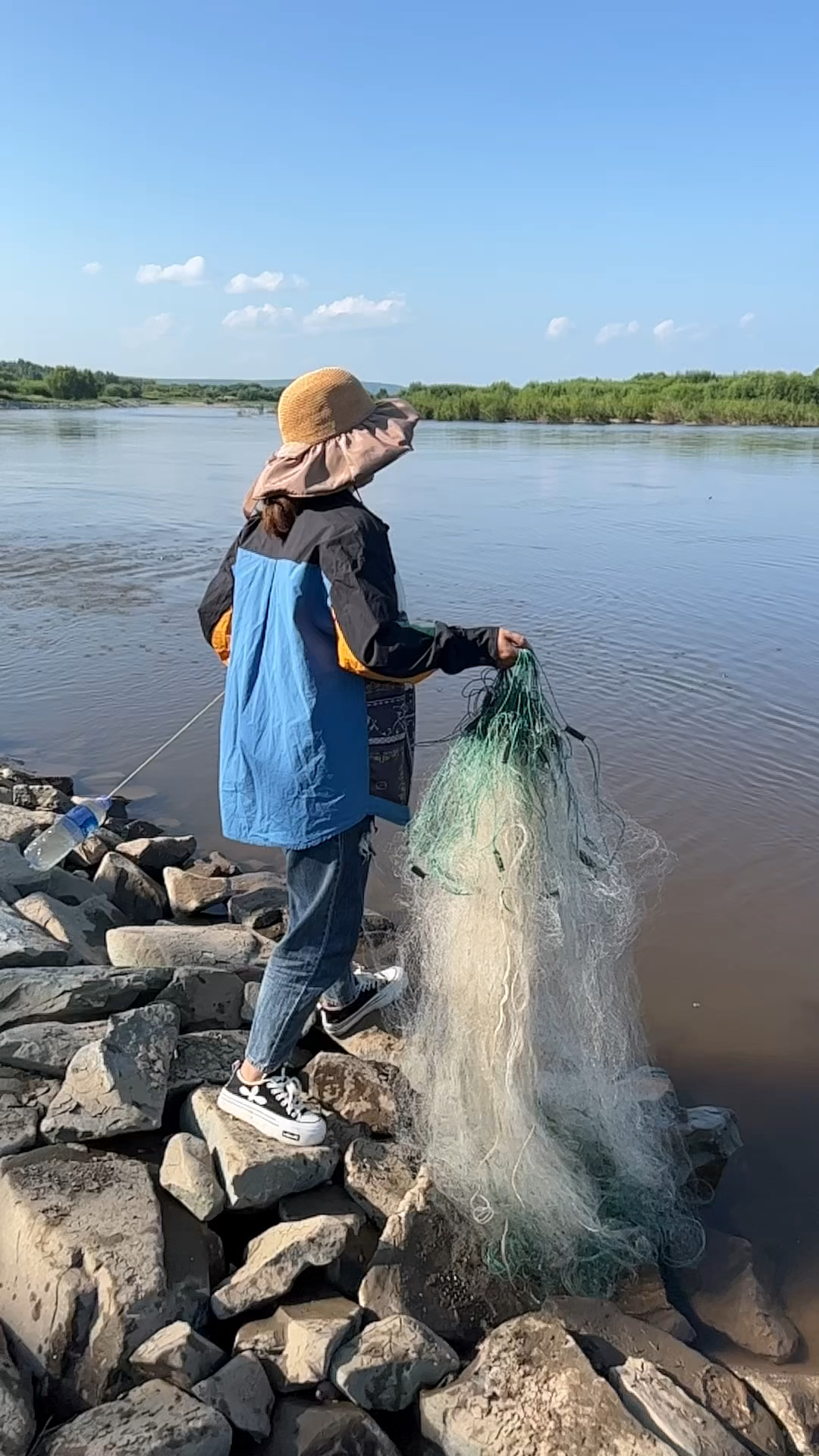 看这一网能抓到鱼么