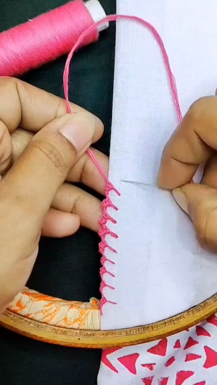 锁边针法展示,建议收藏