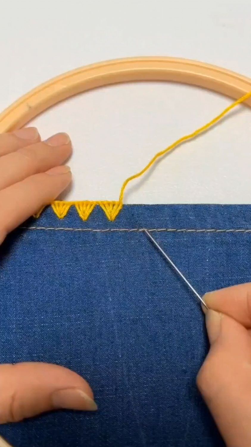 花样锁边针法,不能失传的手艺