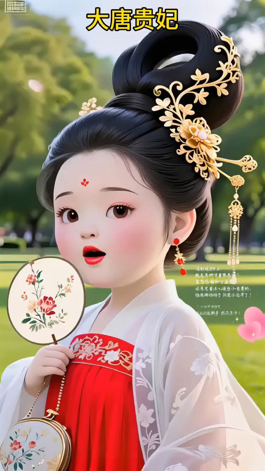 大唐美女胖贵妃妃子一笑倾城倾国