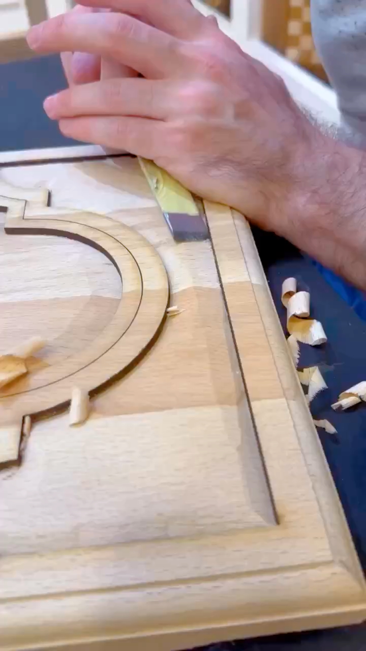 木匠作品,手工雕刻