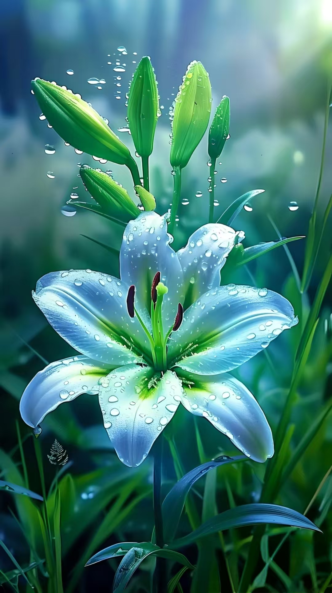 百合在中国文化中象征着百年好合,美好家庭与伟大的爱,是婚礼上必不可