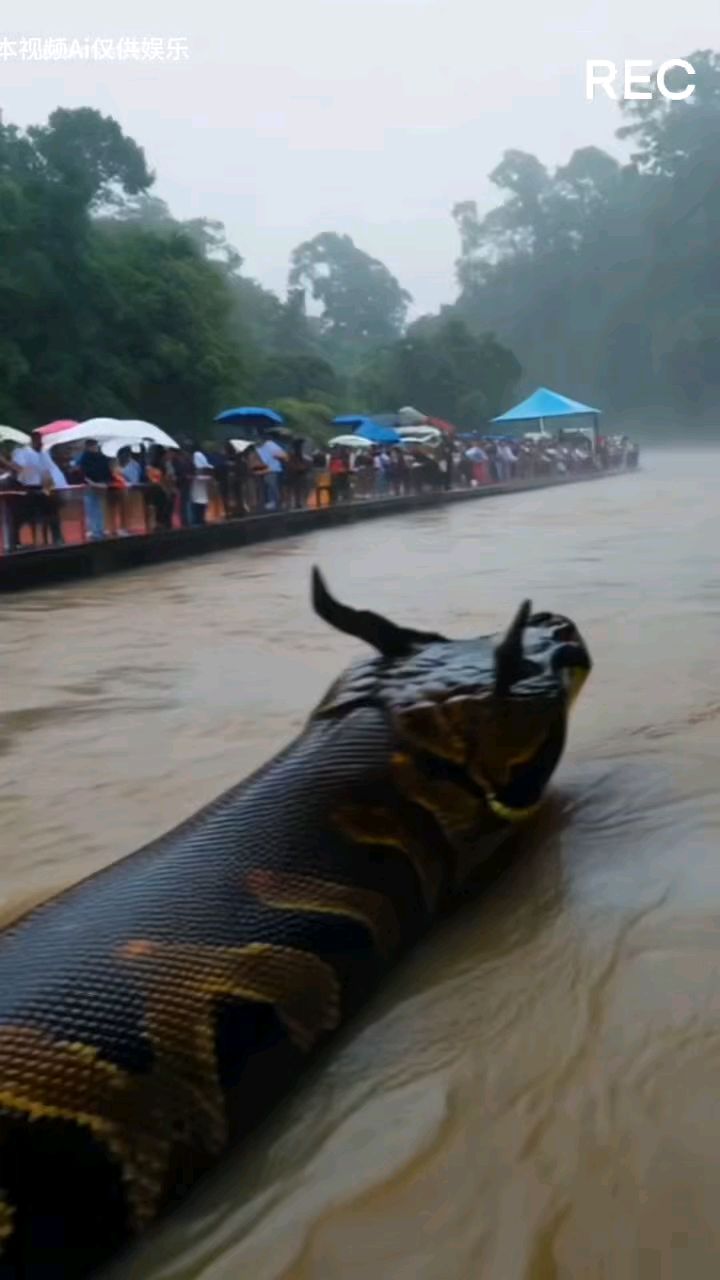 千年巨蟒逆水而出