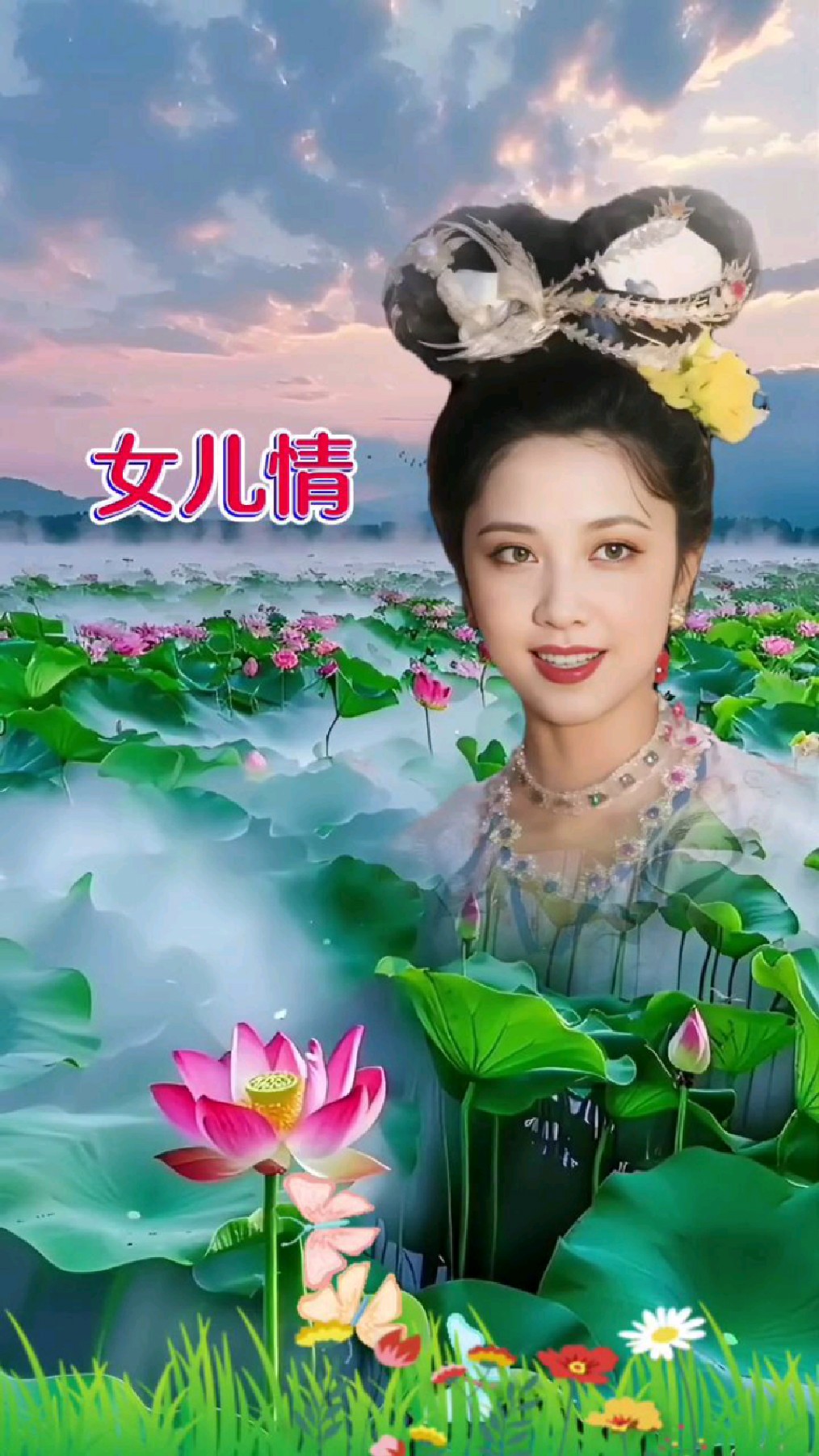 欣赏歌曲《女儿情》