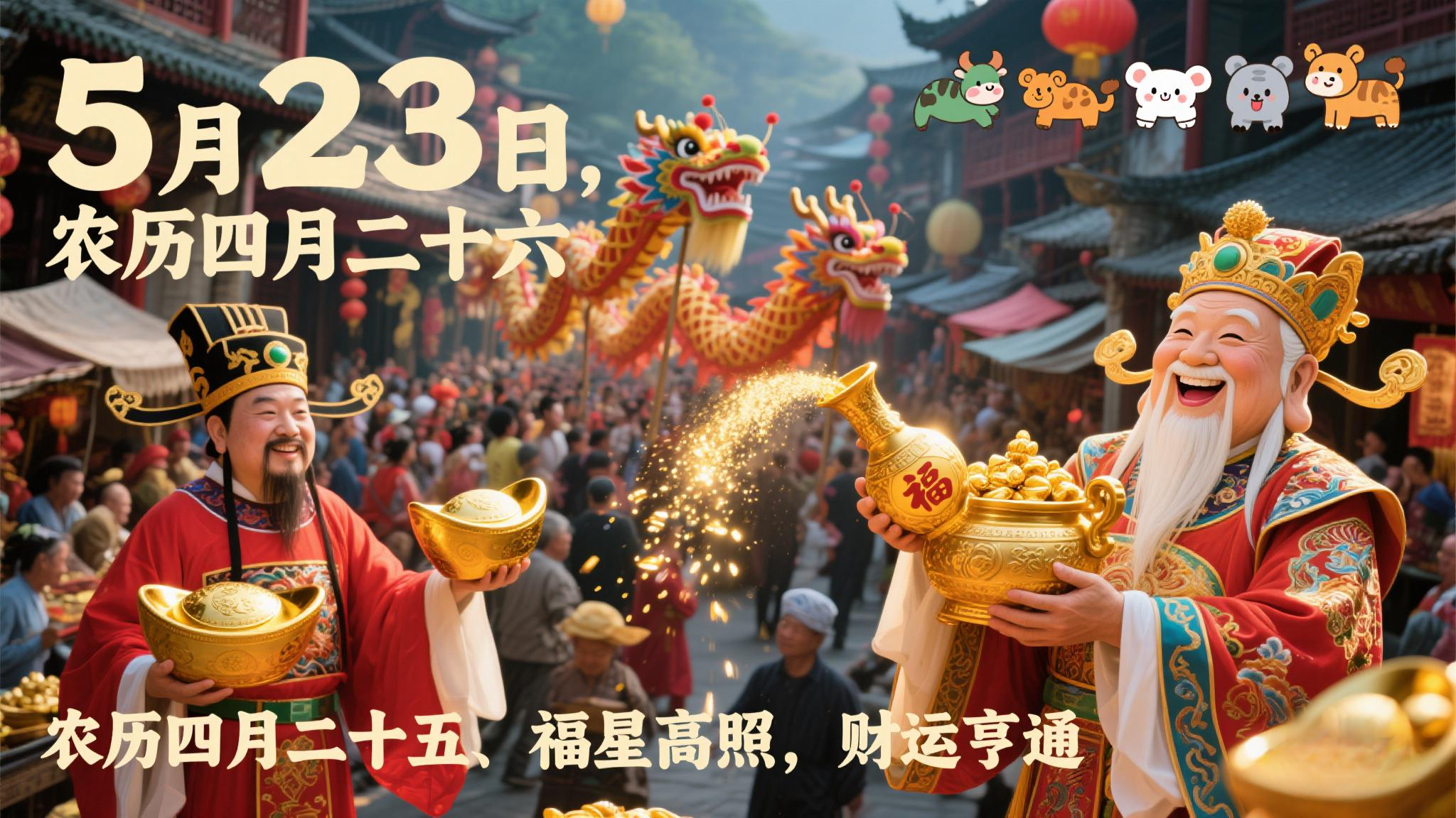 5月23生肖运势(5月23日运势)