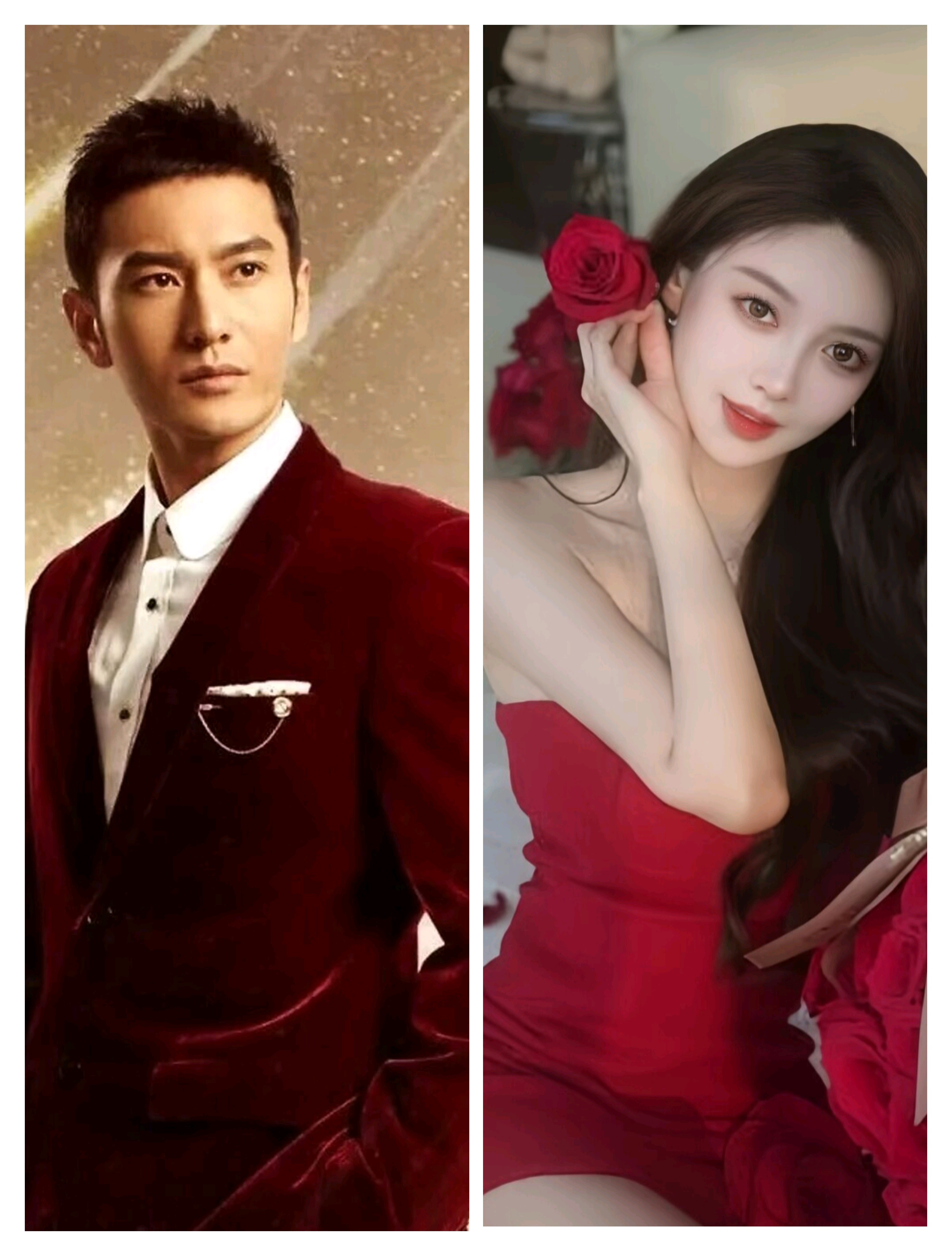 黄晓明# 现任妻子是叶珂,1992年出生的她比黄晓明小15岁