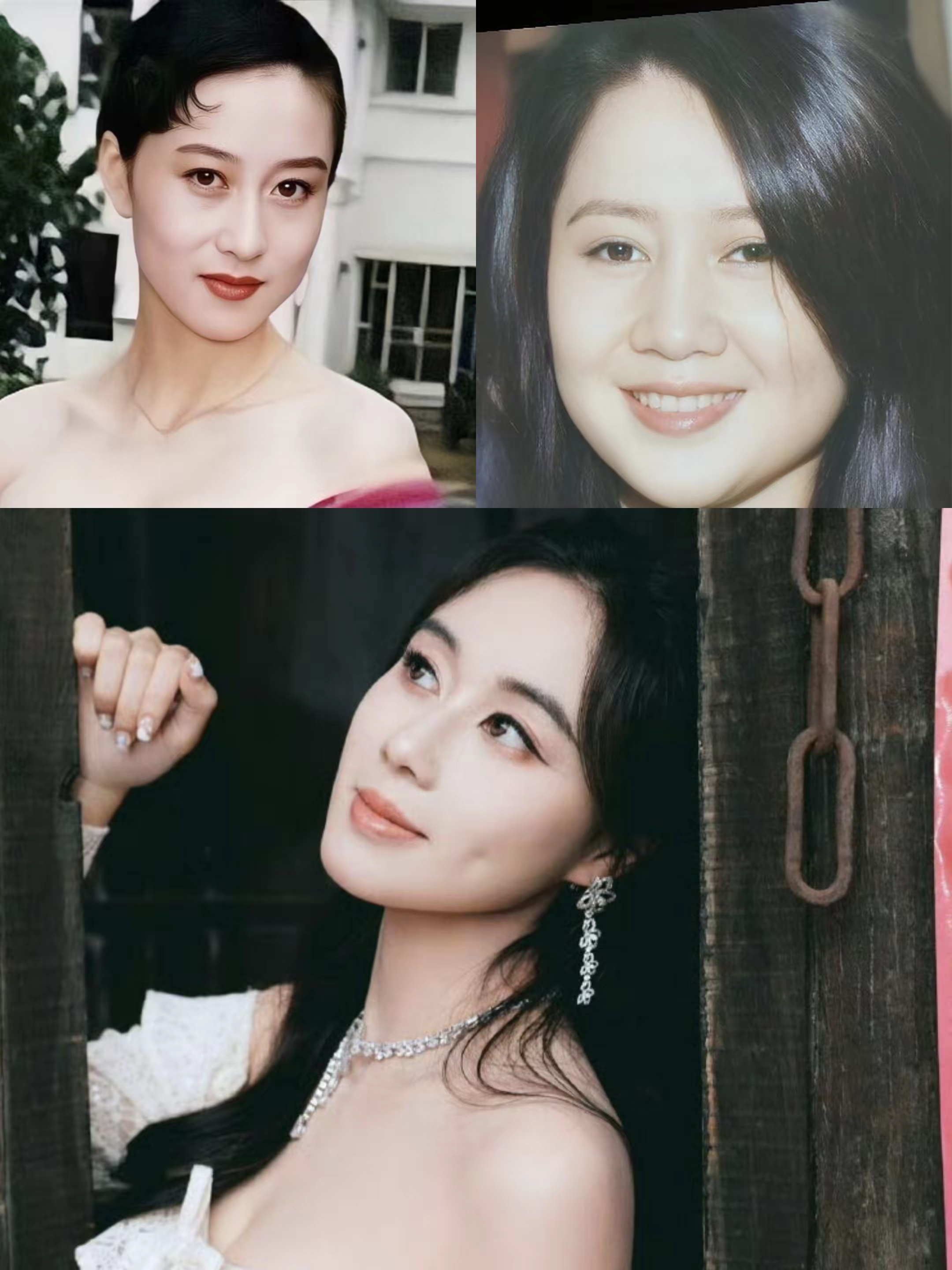 何超欣大概也无奈了 不是因为总被说像利智 而