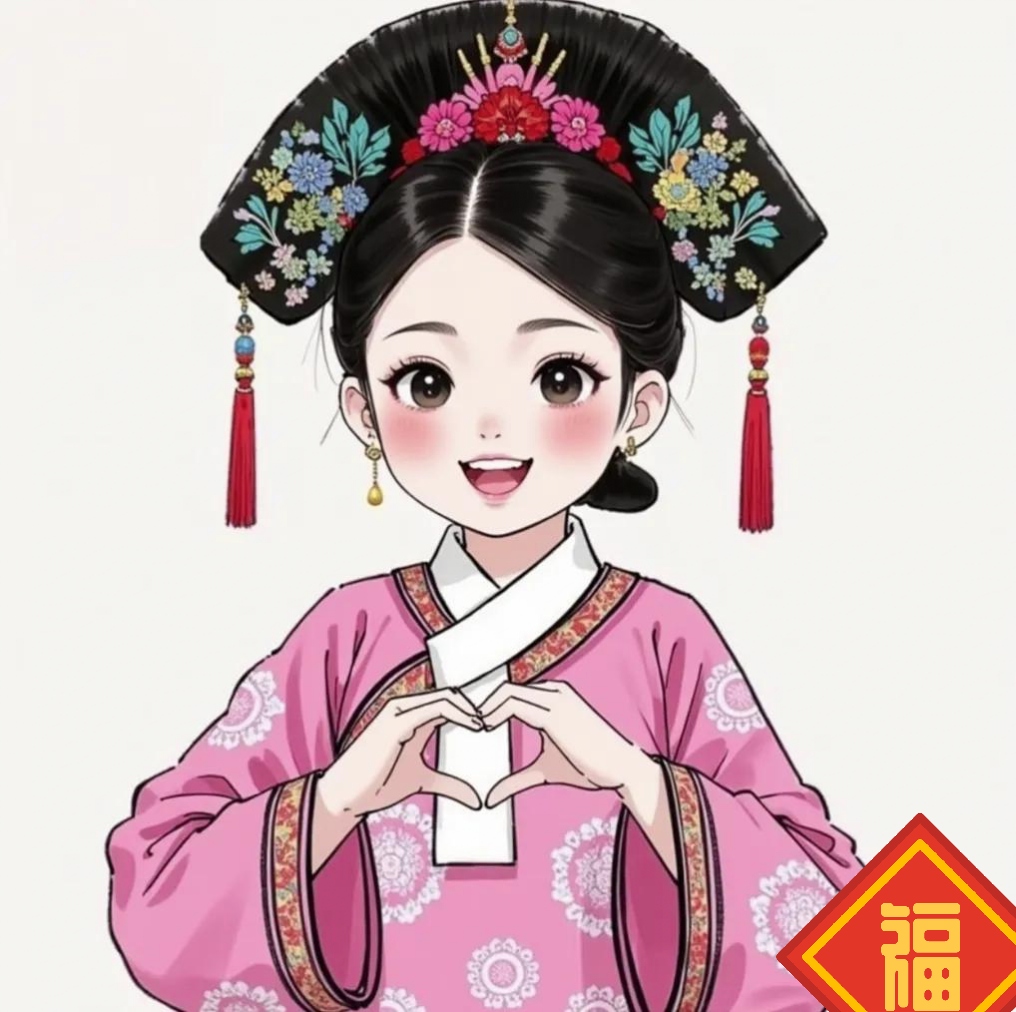 图片卡通娘娘吉祥的图片和字向王爷请安的可爱图片谢谢娘娘作揖表情包