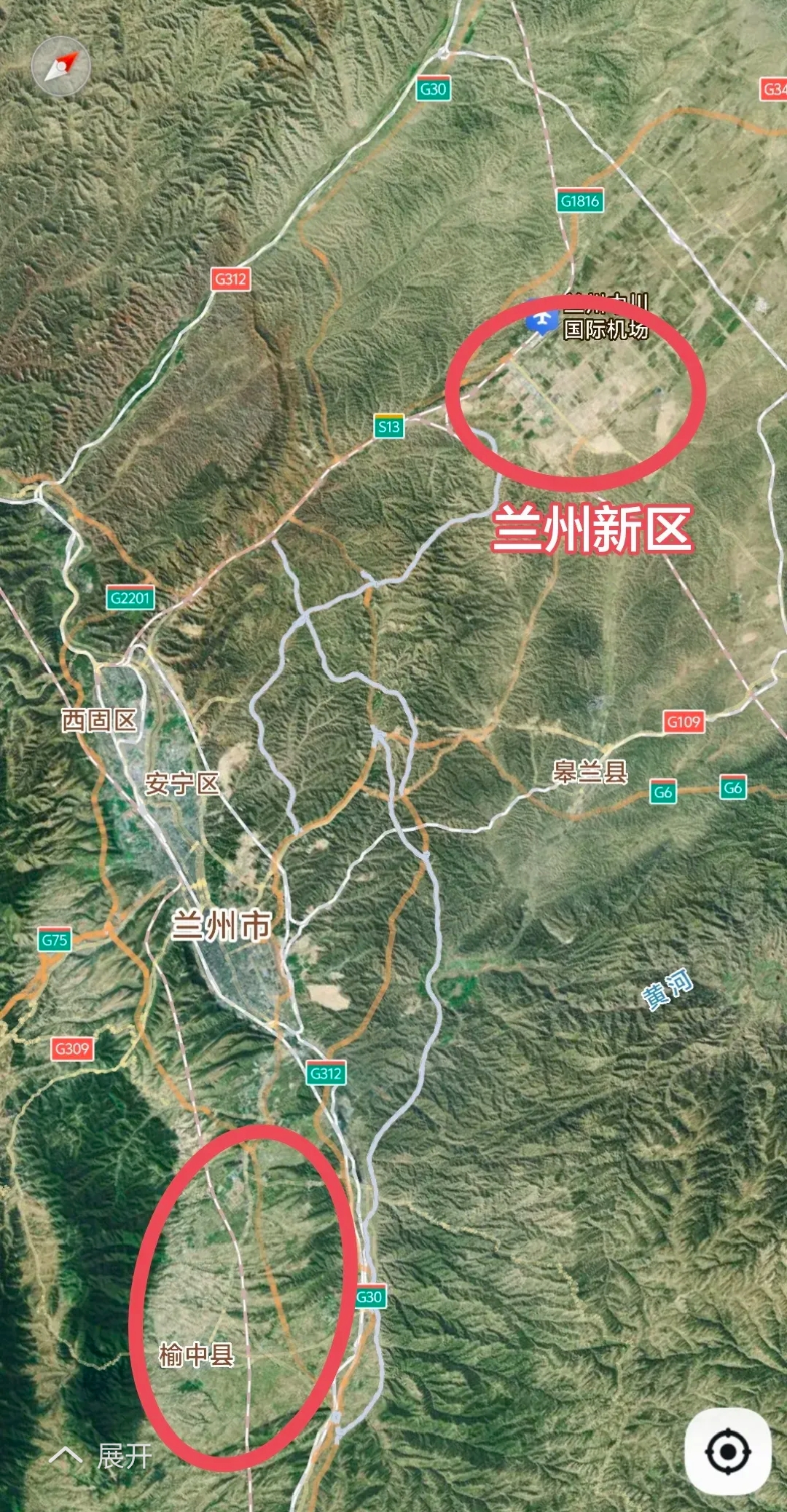 榆中县有着大片平地,距离主城区更近,在促进新区与主城区融合发展上