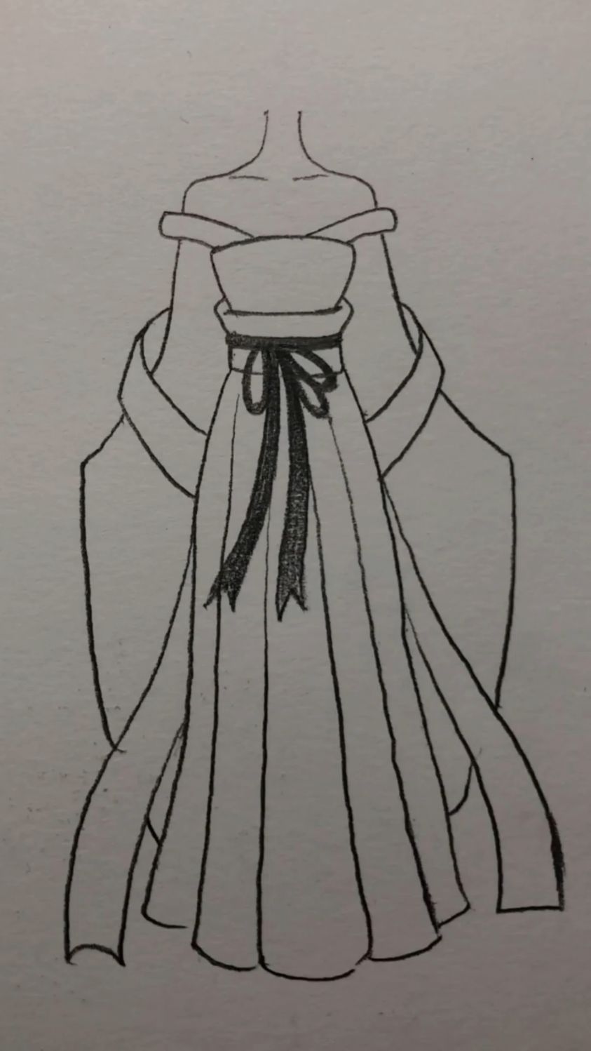 古风美女素描画,喜欢的收藏