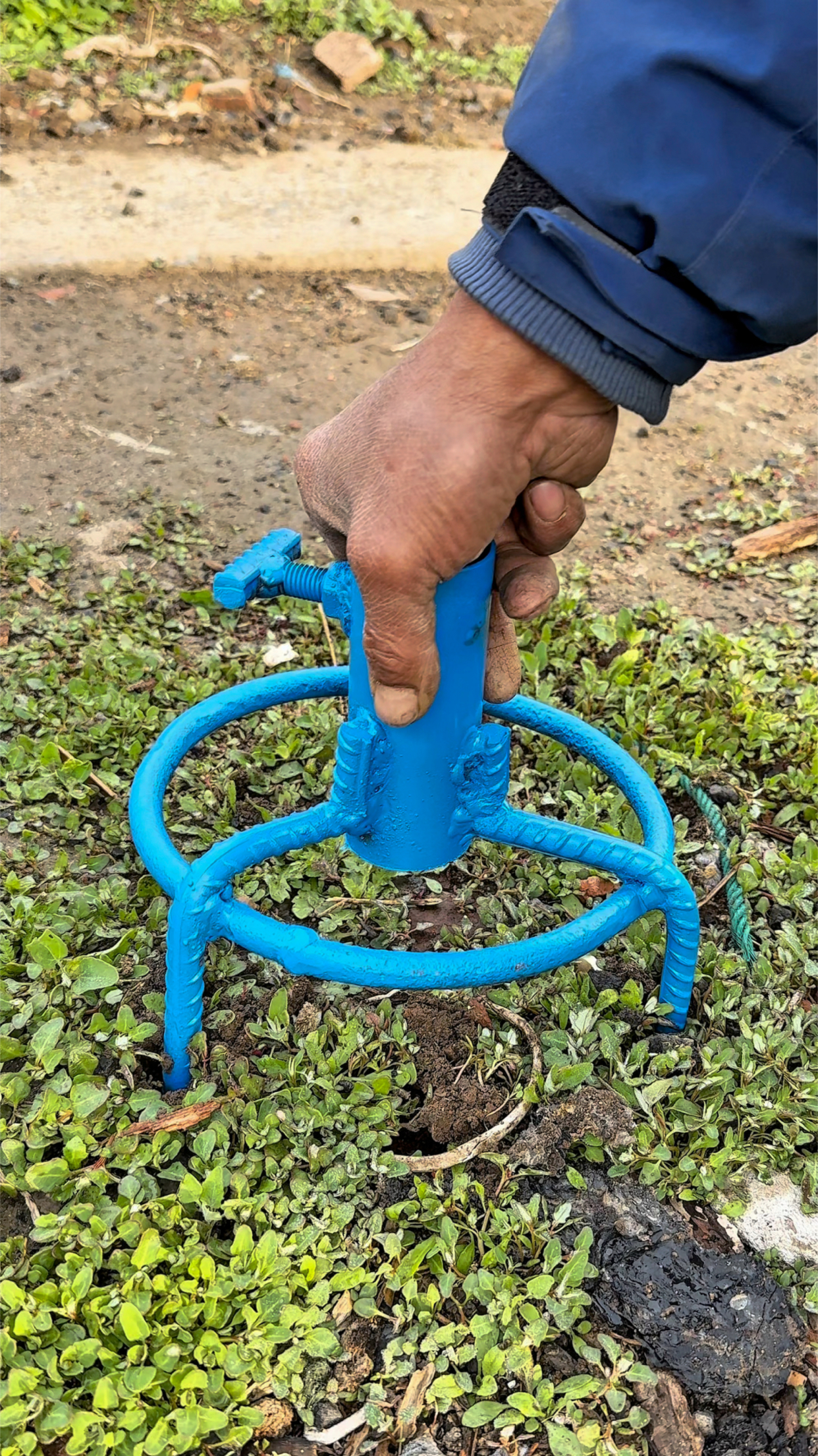 地插式大伞固定架