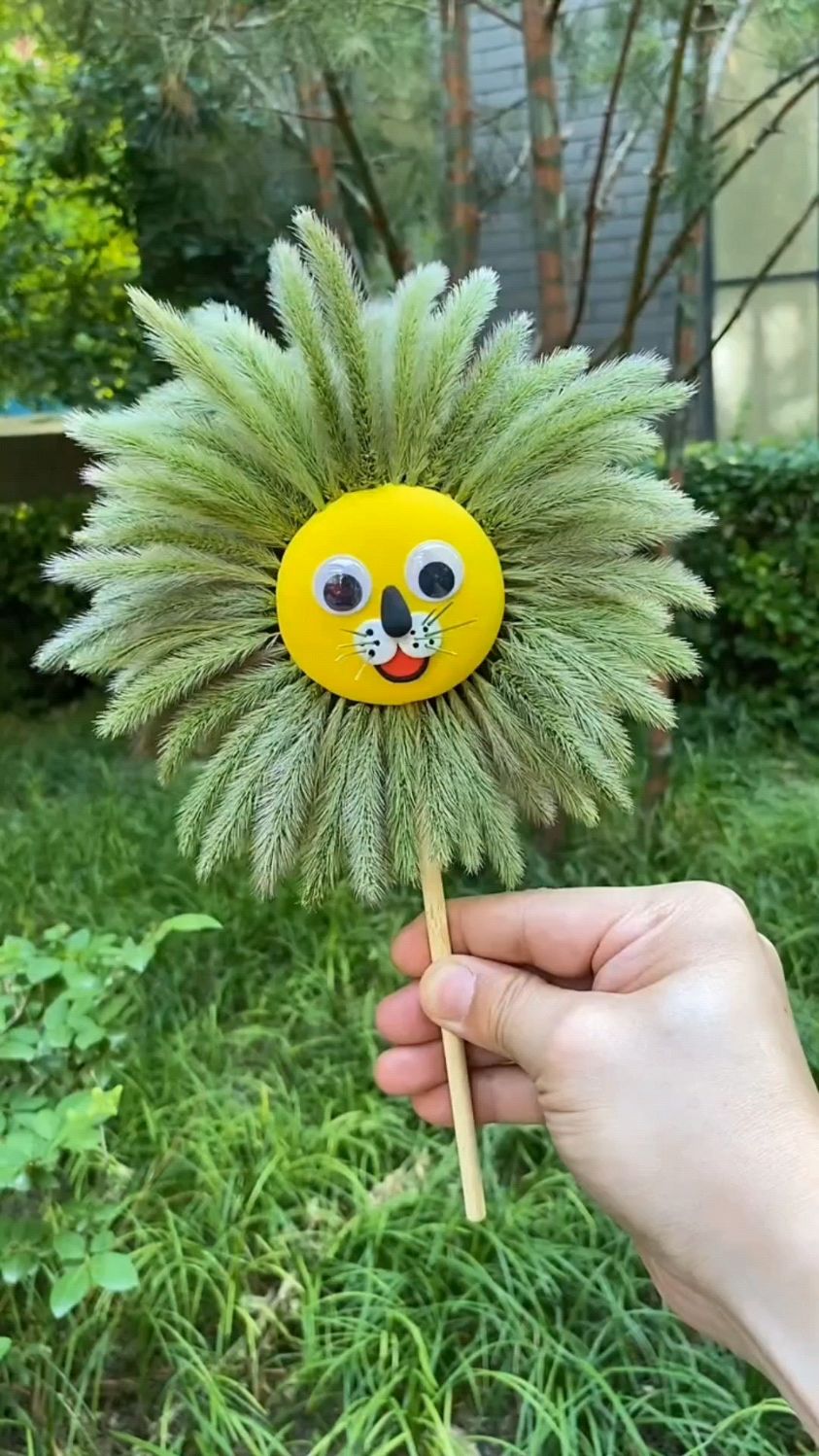 狗尾巴草做小动物手工