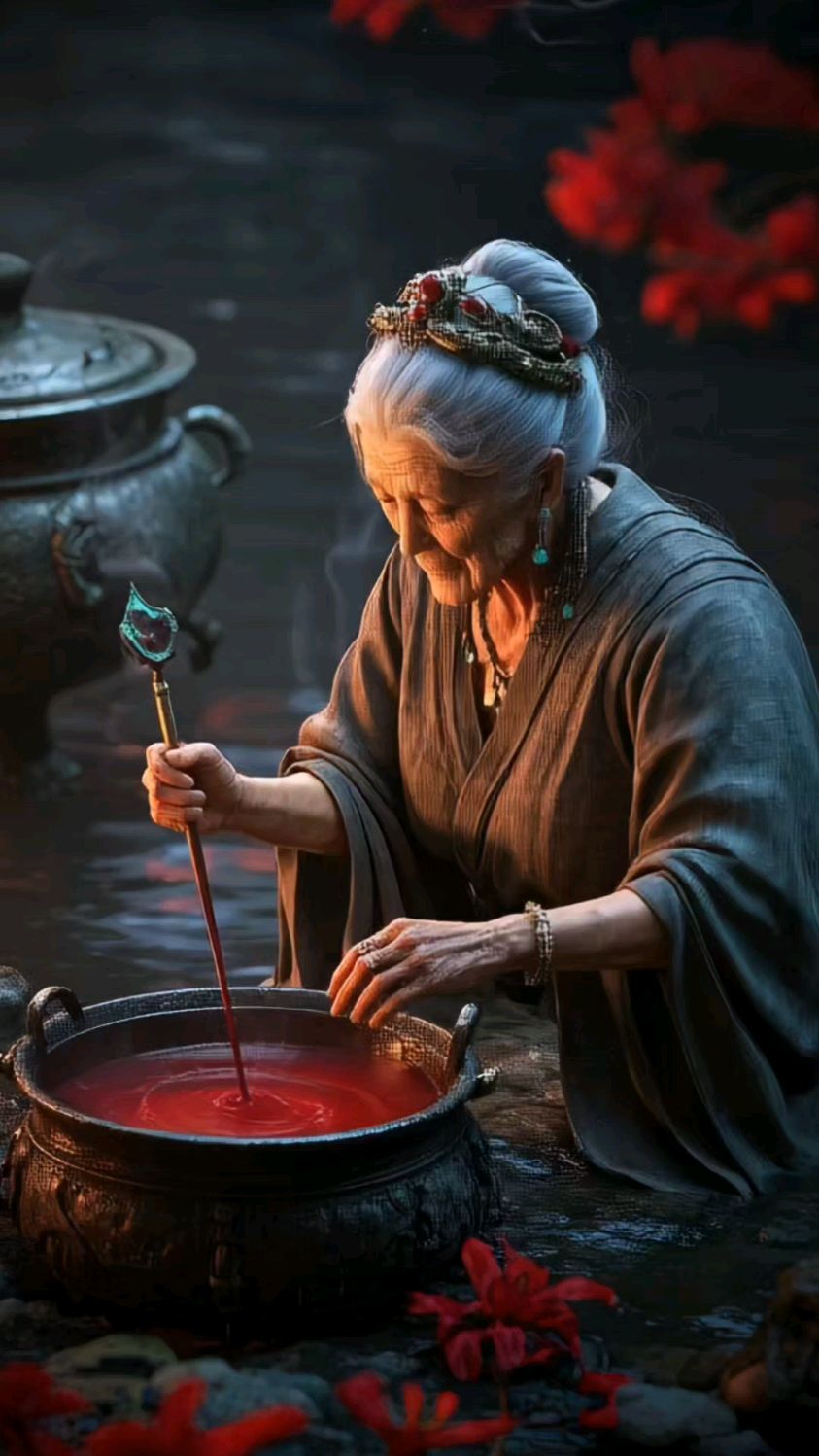 孟婆汤,忘却尘世烦恼的神奇之饮.饮下它,前世记忆如烟消散