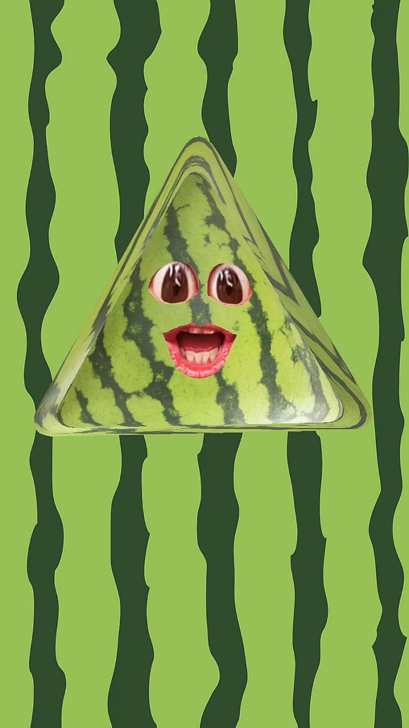 今天我变成了各种形状的西瓜