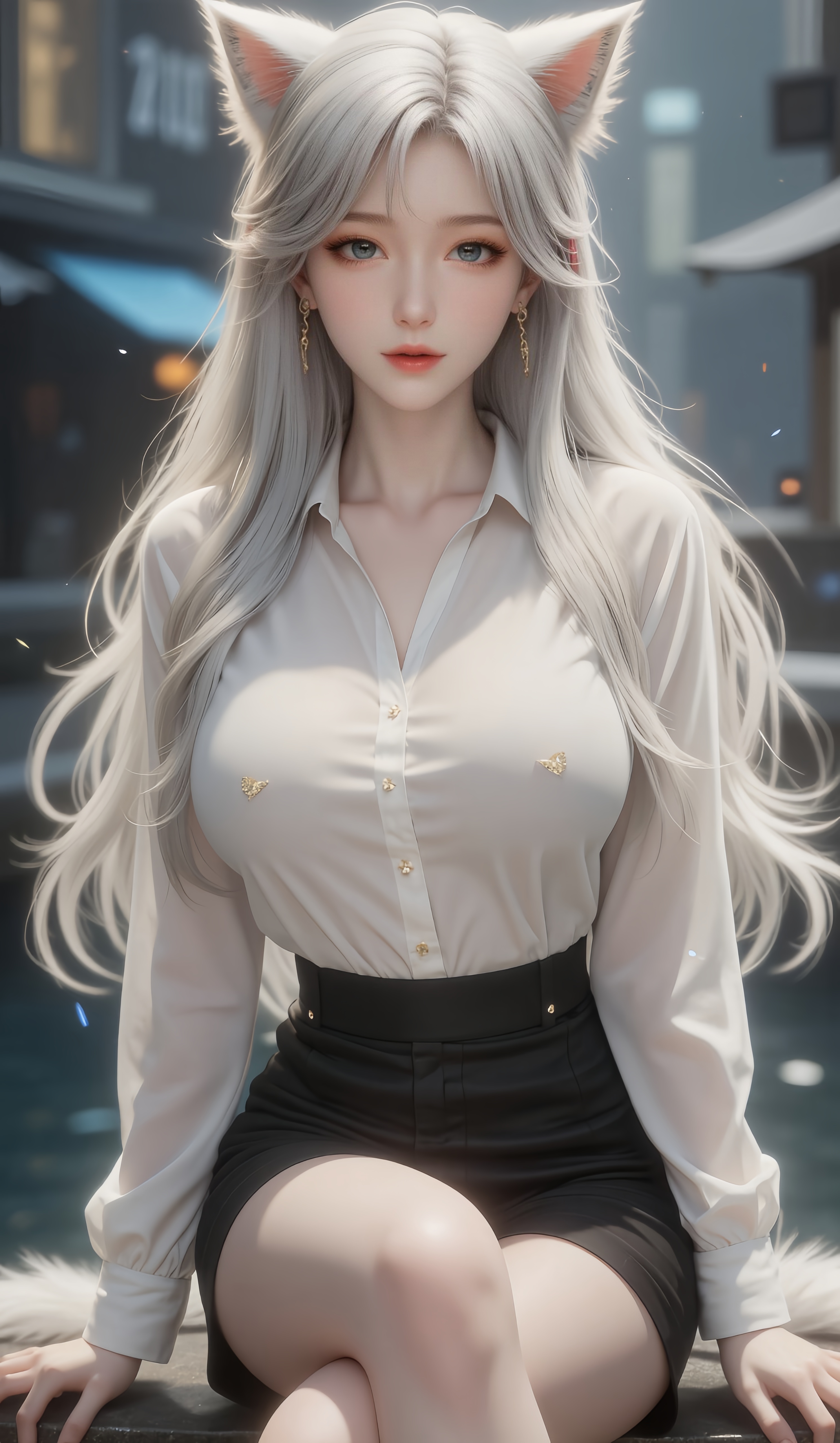 国漫女神# #凡人修仙传动漫# 现代装的银月也是绝美呀