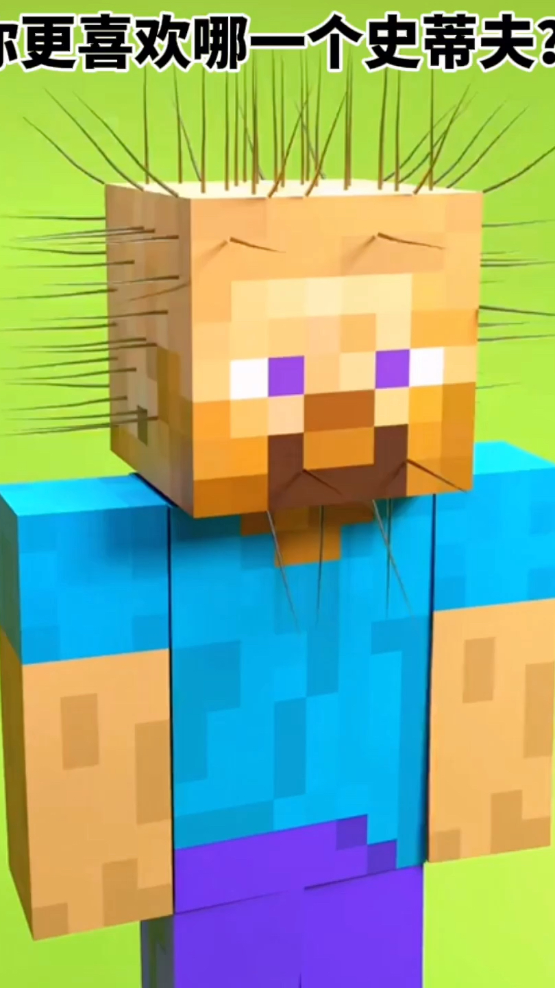 长头发的史蒂夫,你更喜欢哪一种?