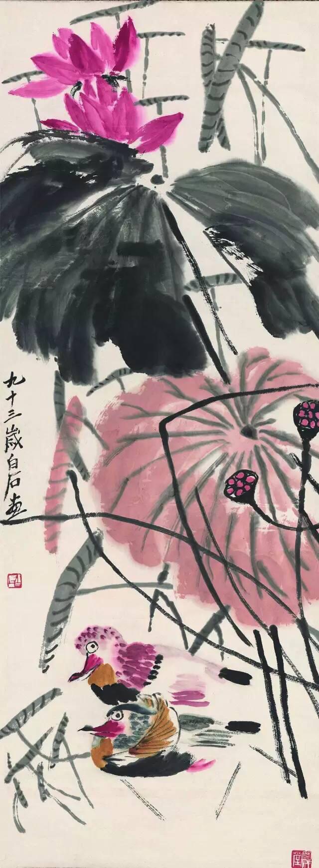 齐白石大写意花鸟艺术