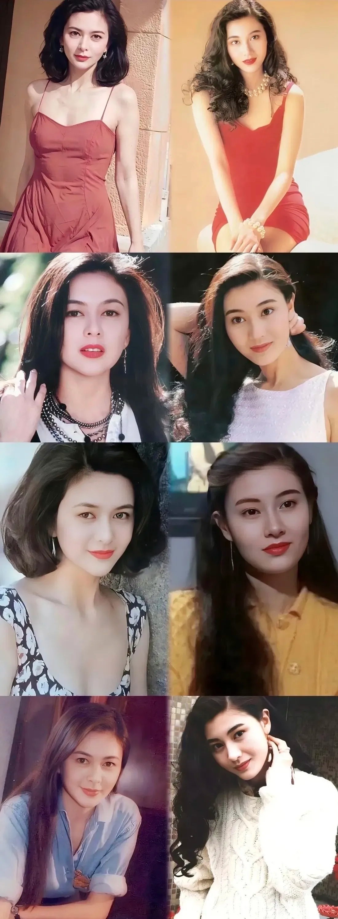 关之琳,李嘉欣,两位"持靓逞凶"的香港顶级美女,全方位pk: