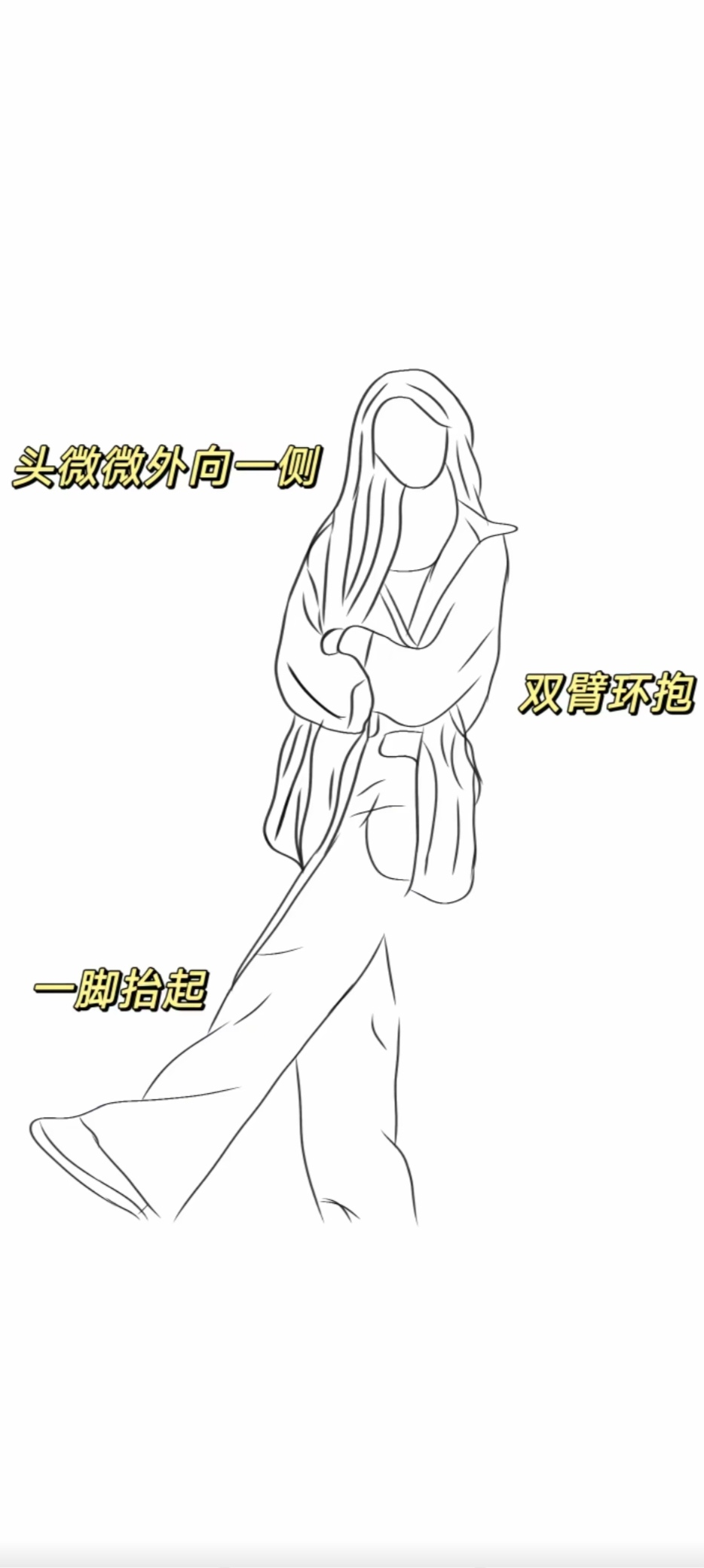 Y3摄影构图简笔画教程，一分钟就会