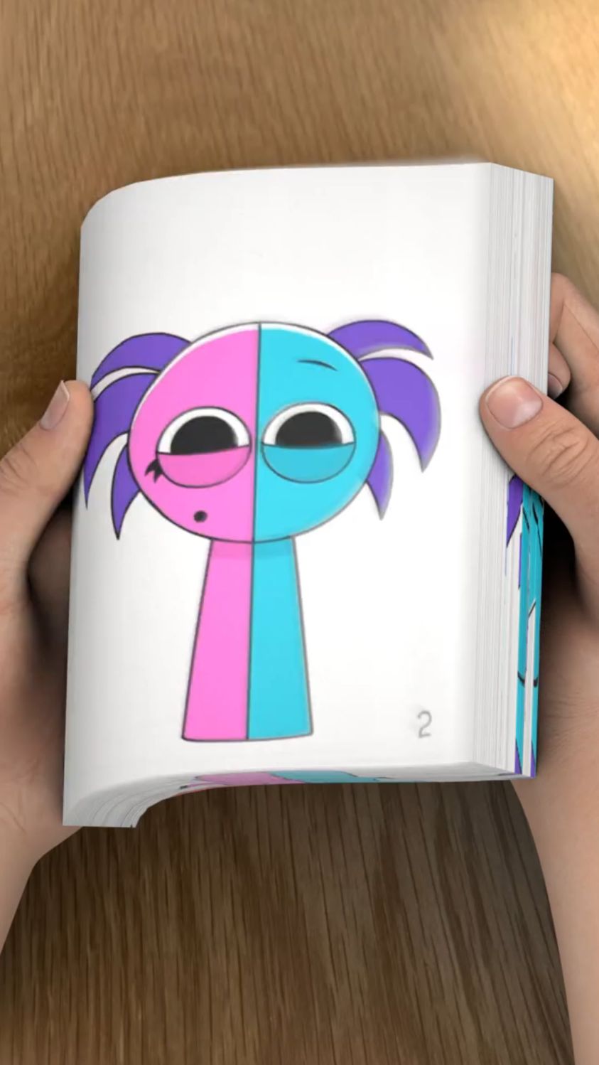 节奏盒子手翻书动画