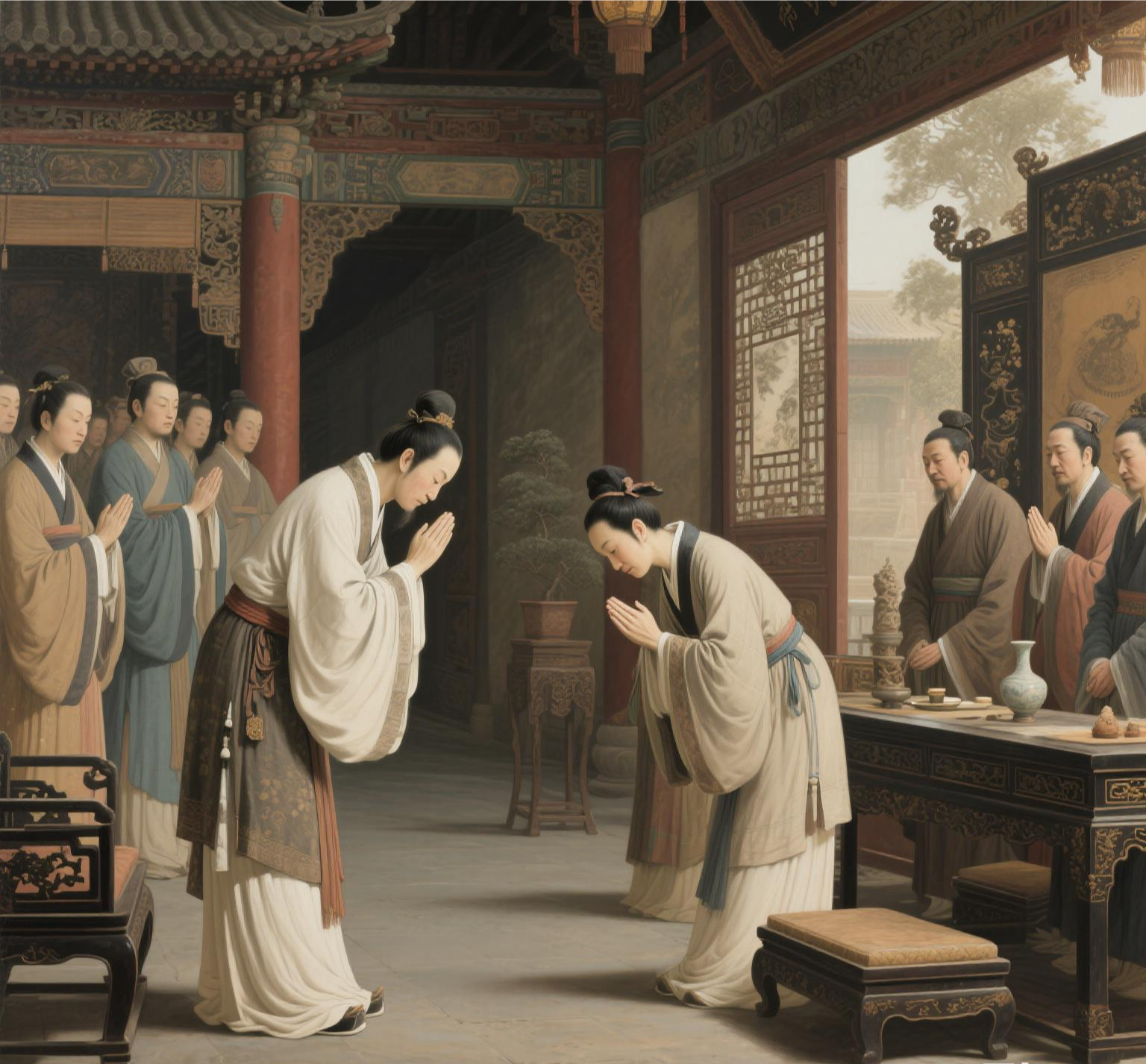 作揖礼:古韵传承,揖手间的东方风雅