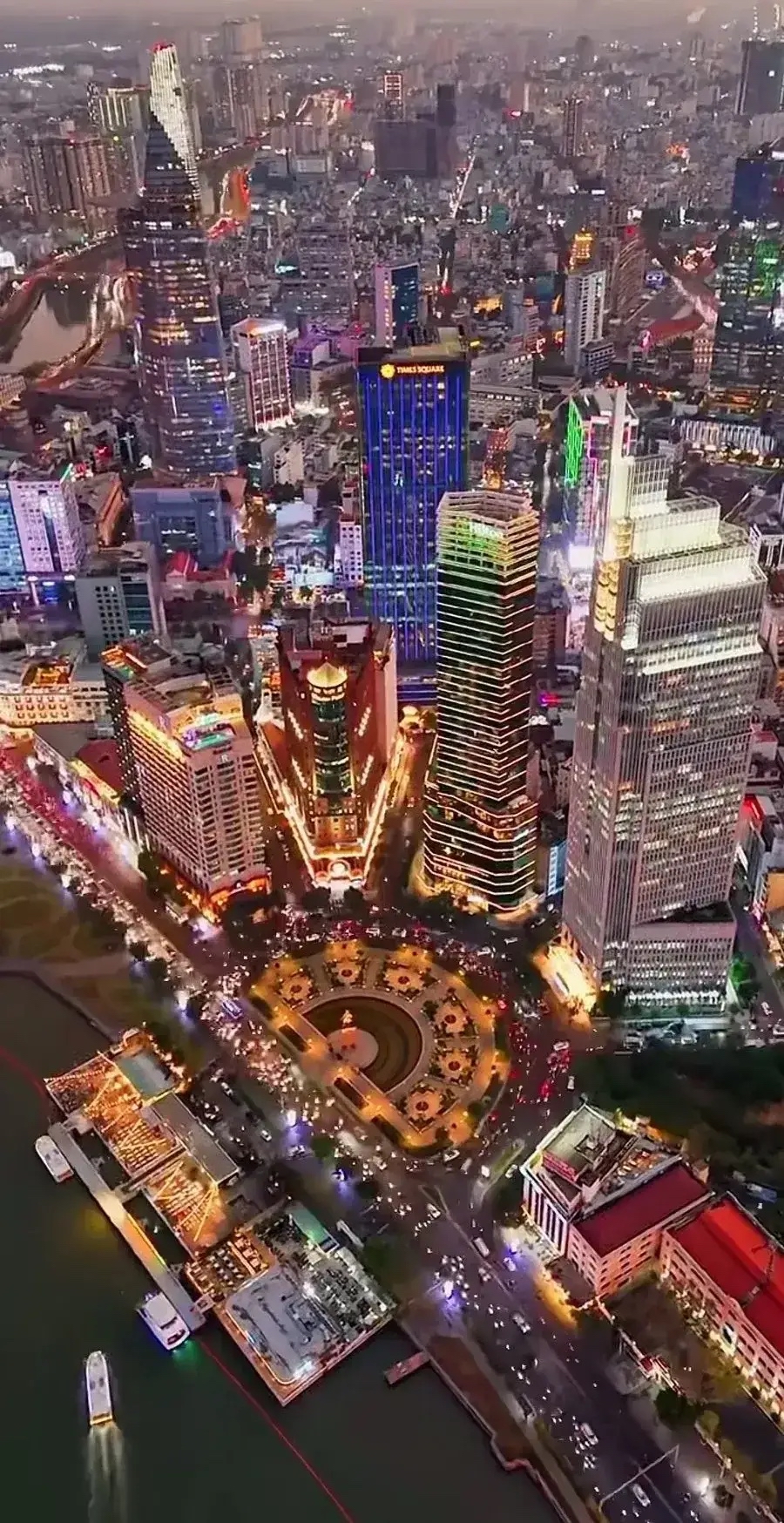 繁华航拍越南城市越南最发达的城市越南城市图片越城区繁华照片越南