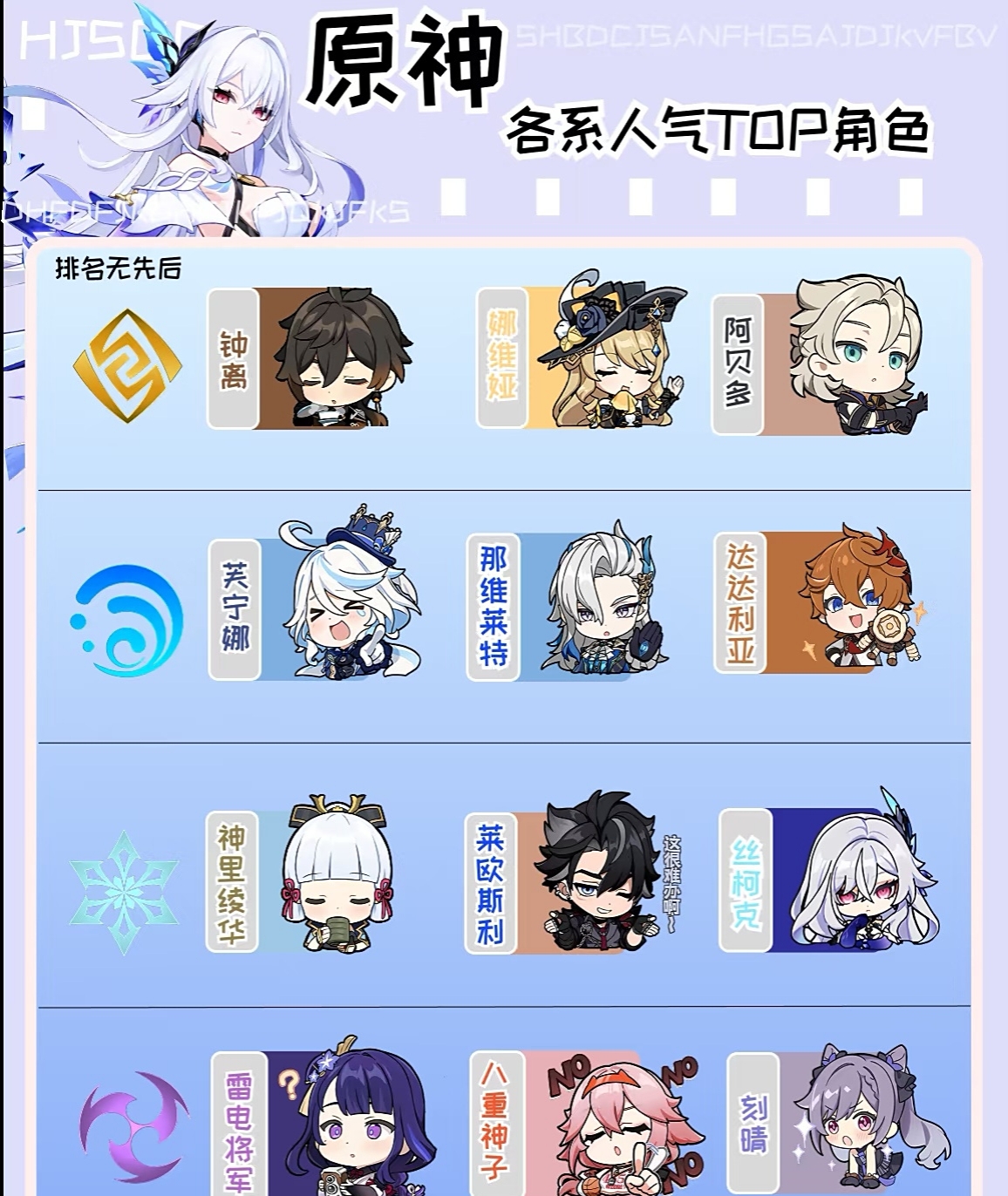 原神cp角色有哪些?和一些原神梗图