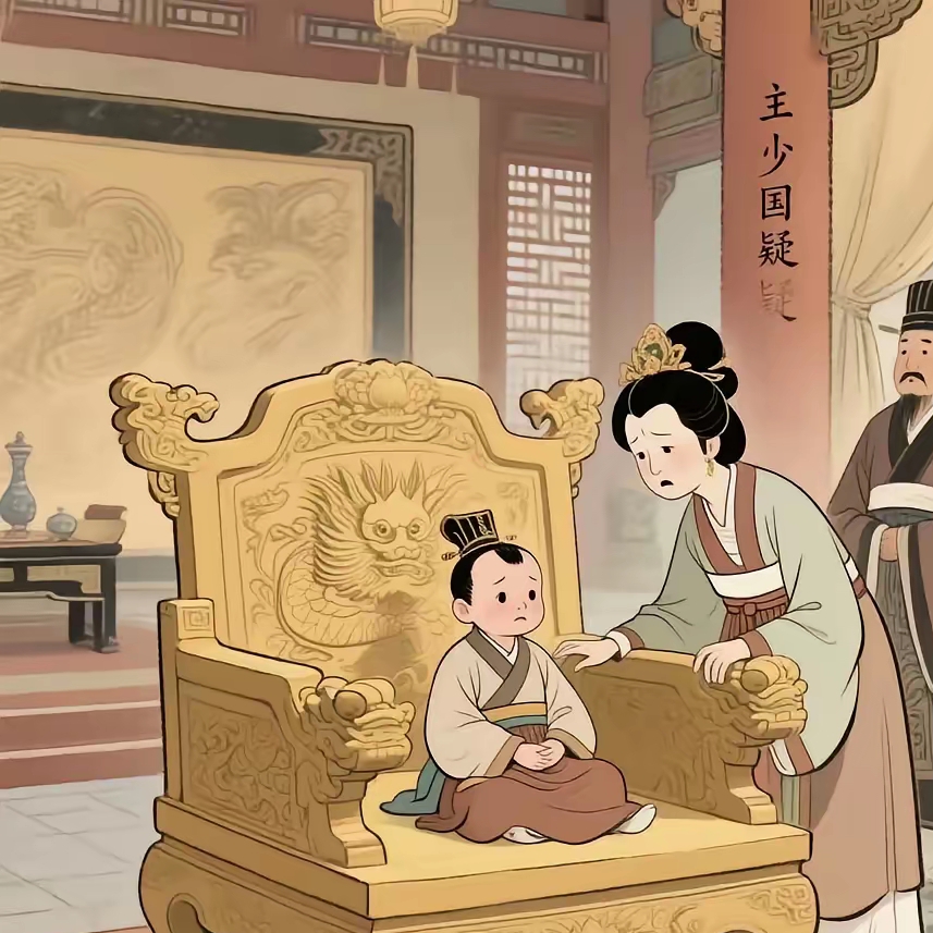 朝堂上弥漫着"主少国疑"的焦虑,武将手握重兵,文臣忧心忡忡,北方的