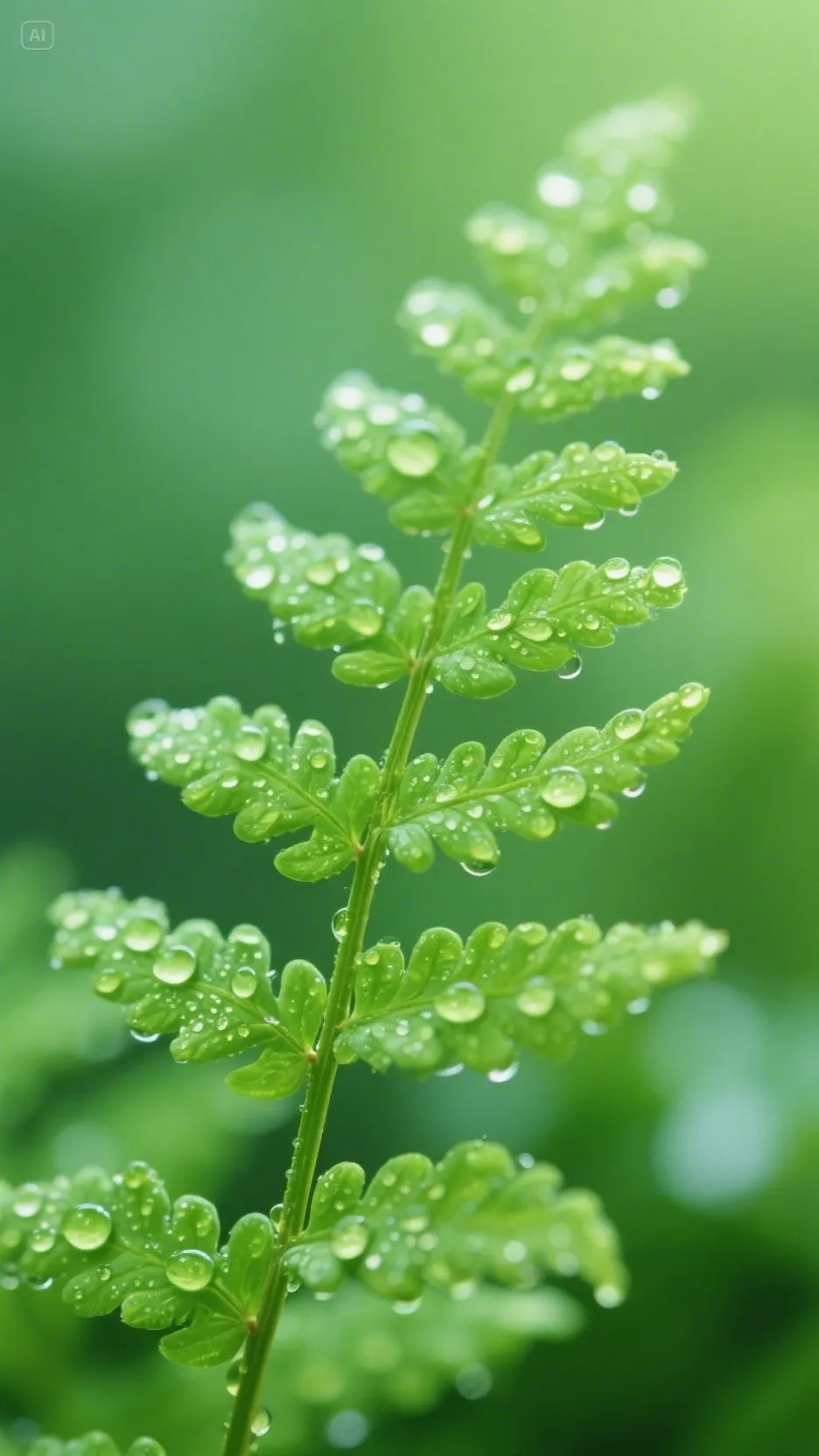 绿色护眼高清壁纸:翠色涟漪,自然风光