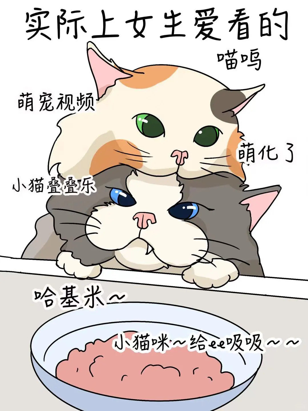 记录真实生活# #我颐ㄗ痔酵拍岫脱├ 猫cp历史喵乌龙被煎饼