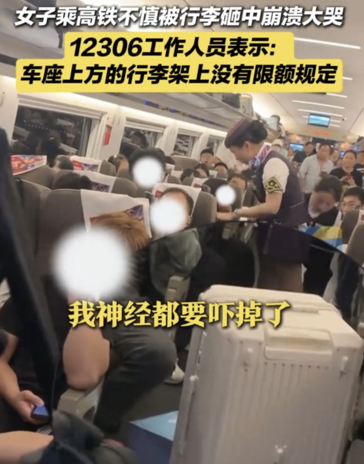 孕妇乘高铁被砸致7月大胎儿早产离世责任谁来承担?