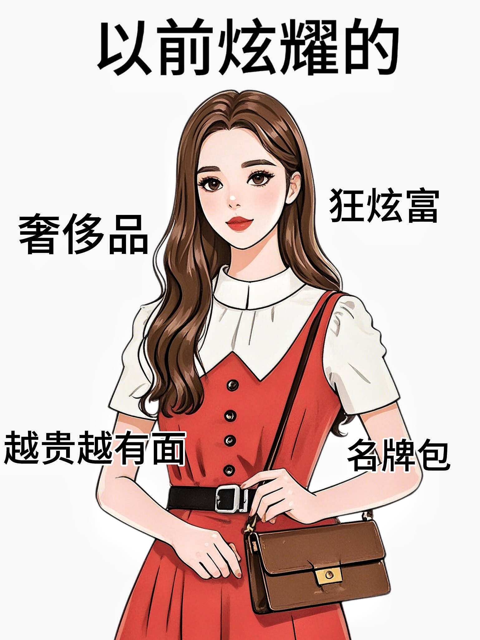以前炫耀的名牌包奢侈品帅气的老公可爱的女儿 现在炫耀的身体
