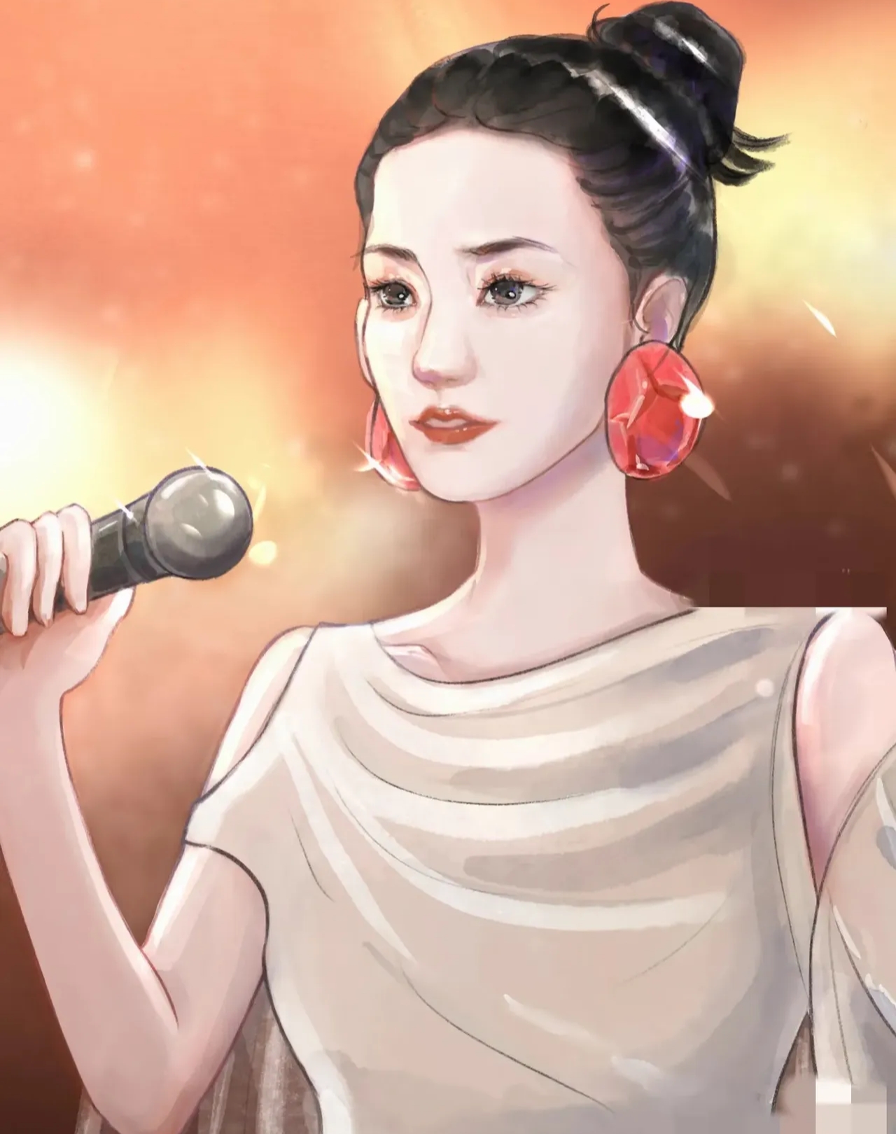 王菲在春晚唱完歌之后,便急匆匆赶回家了,她太困了,排练了一个月,几乎