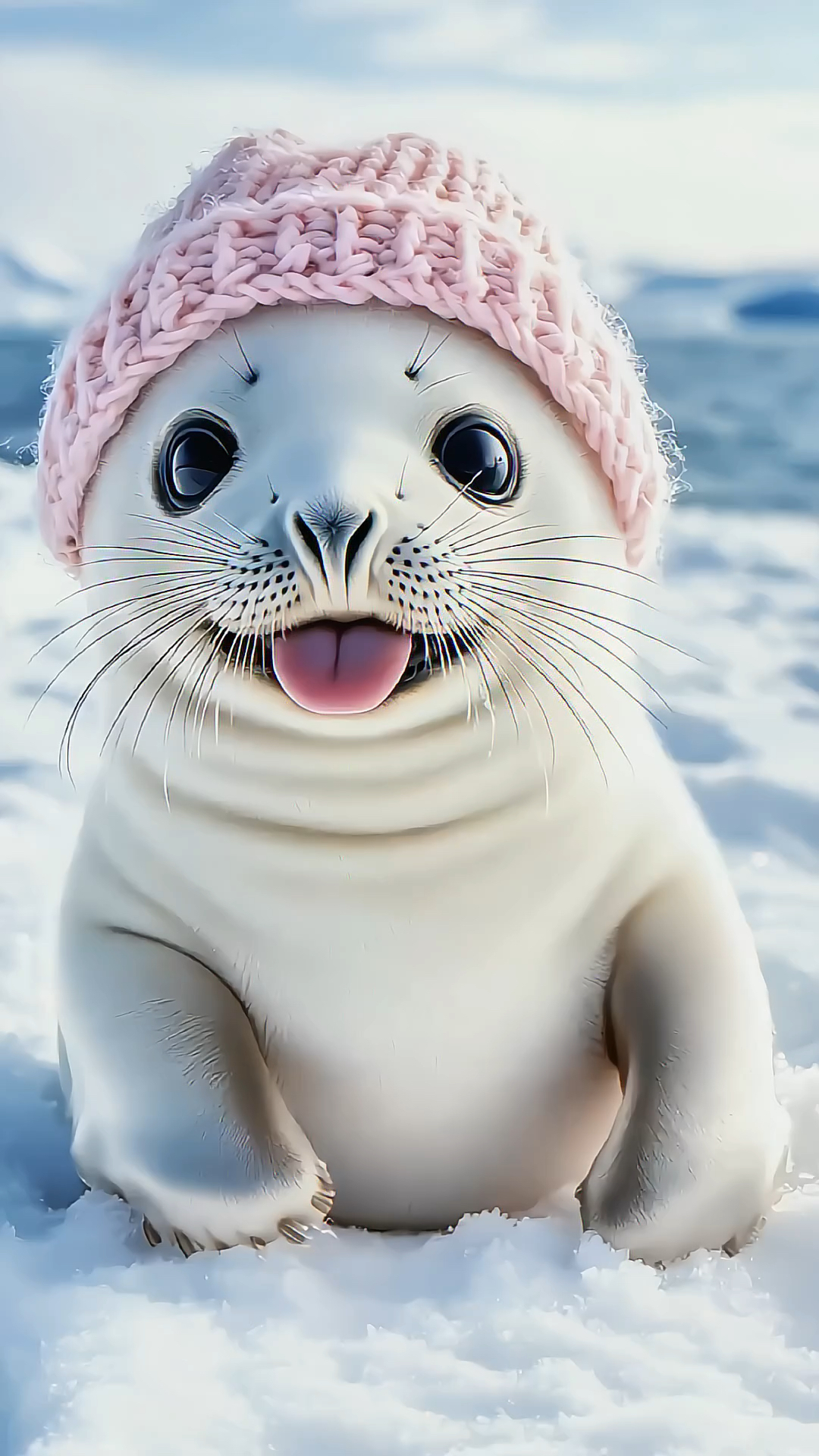 微笑天使小海豹,萌力大爆发,卖萌高光时刻来临