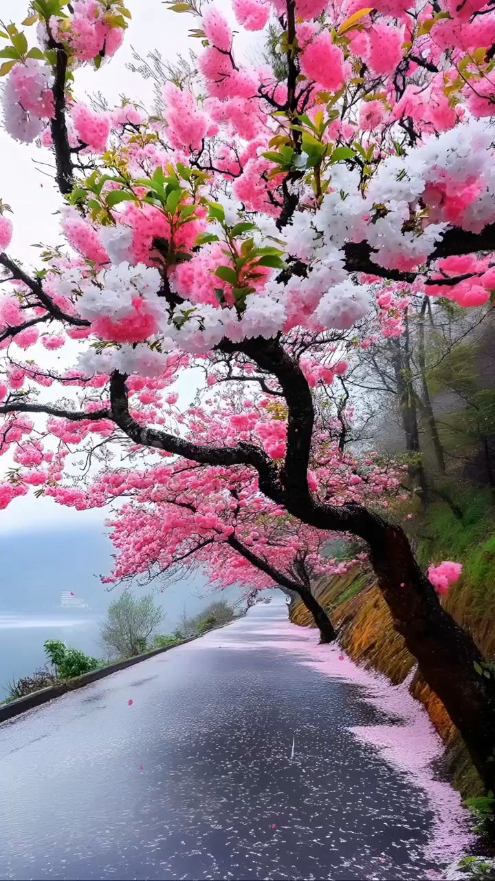 春天美丽花开季节