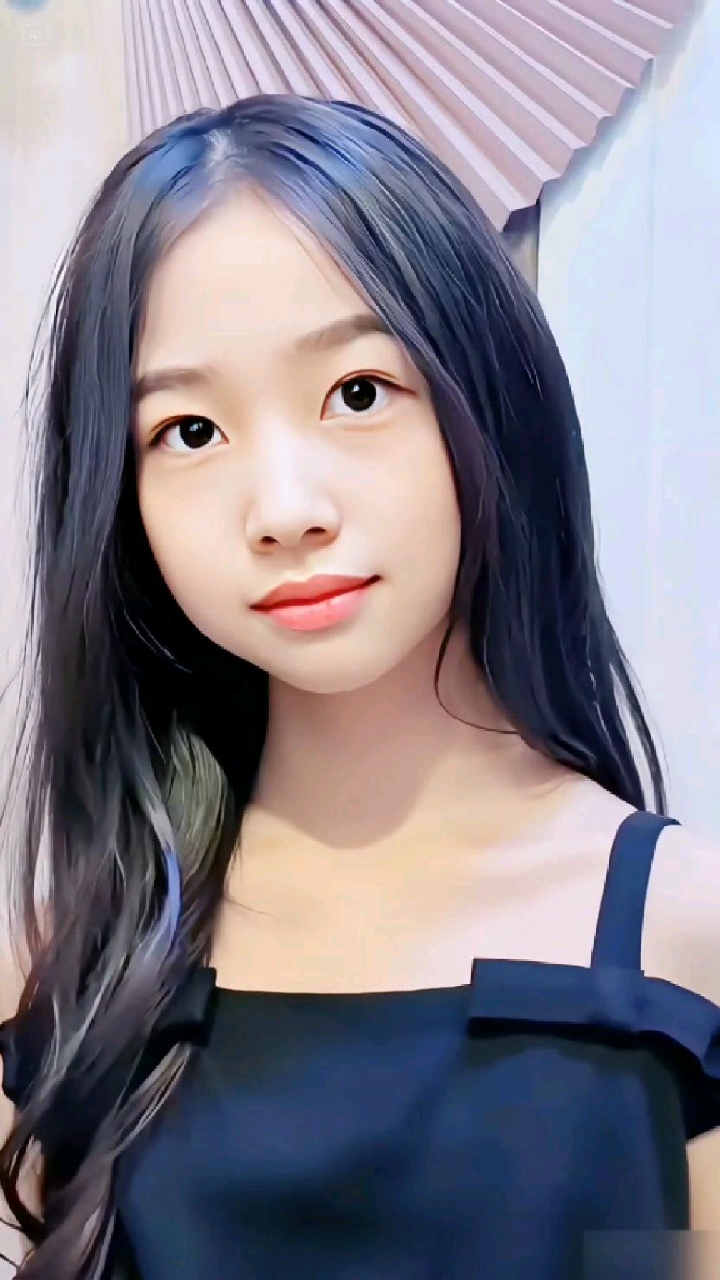 可爱大眼睛女孩!