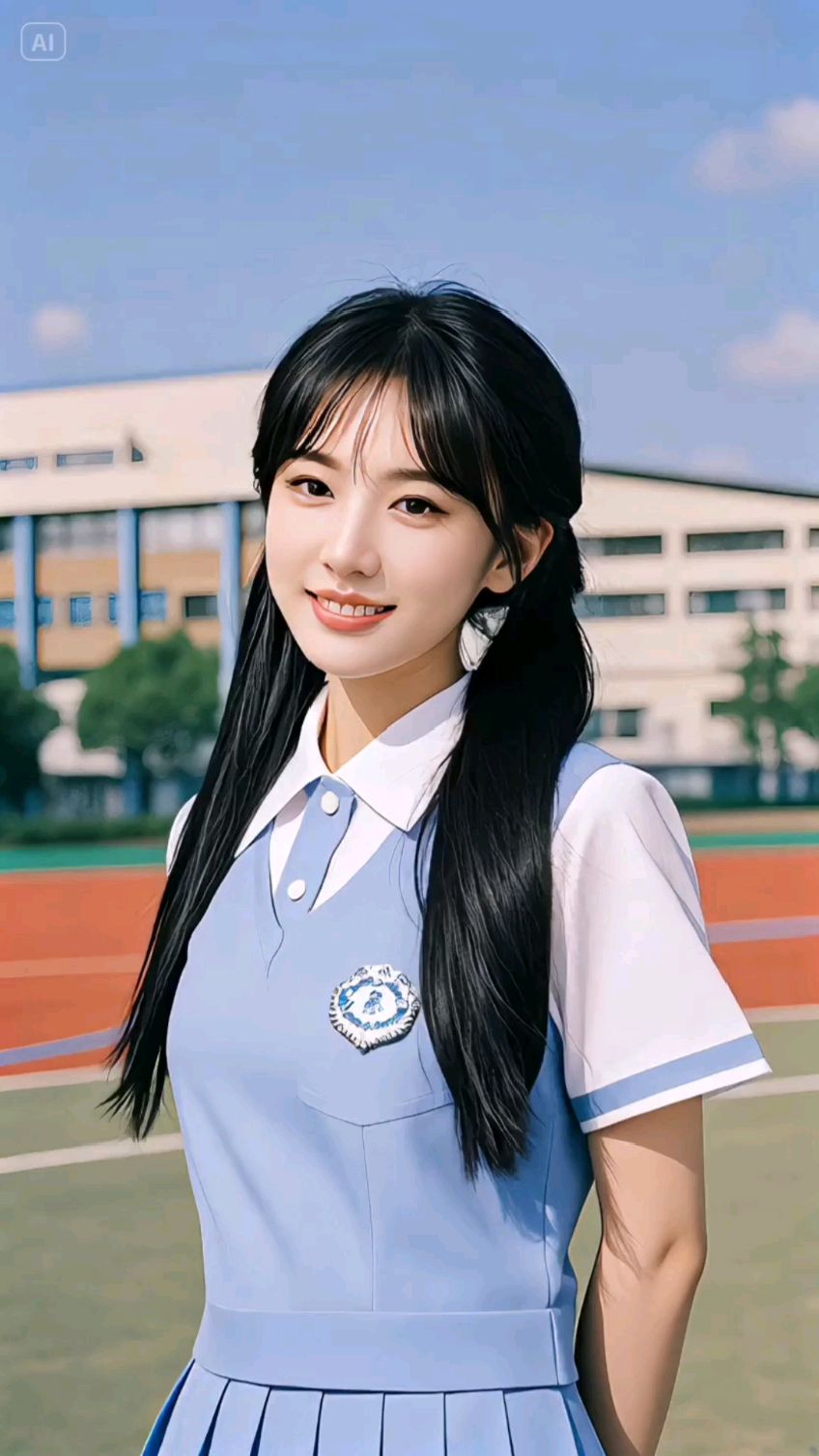 青春女孩活力四射,校园的记忆在风中慢慢消散