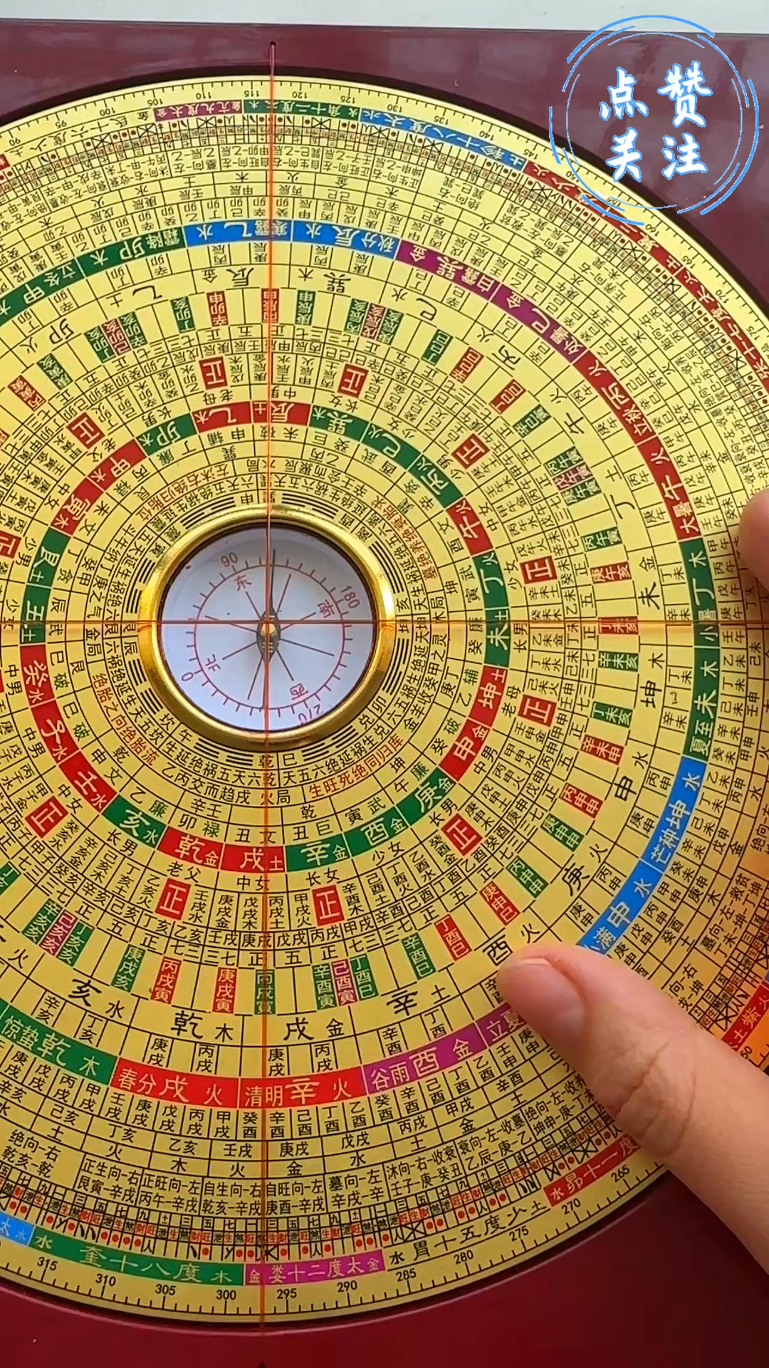 8寸罗盘具体使用方法介绍