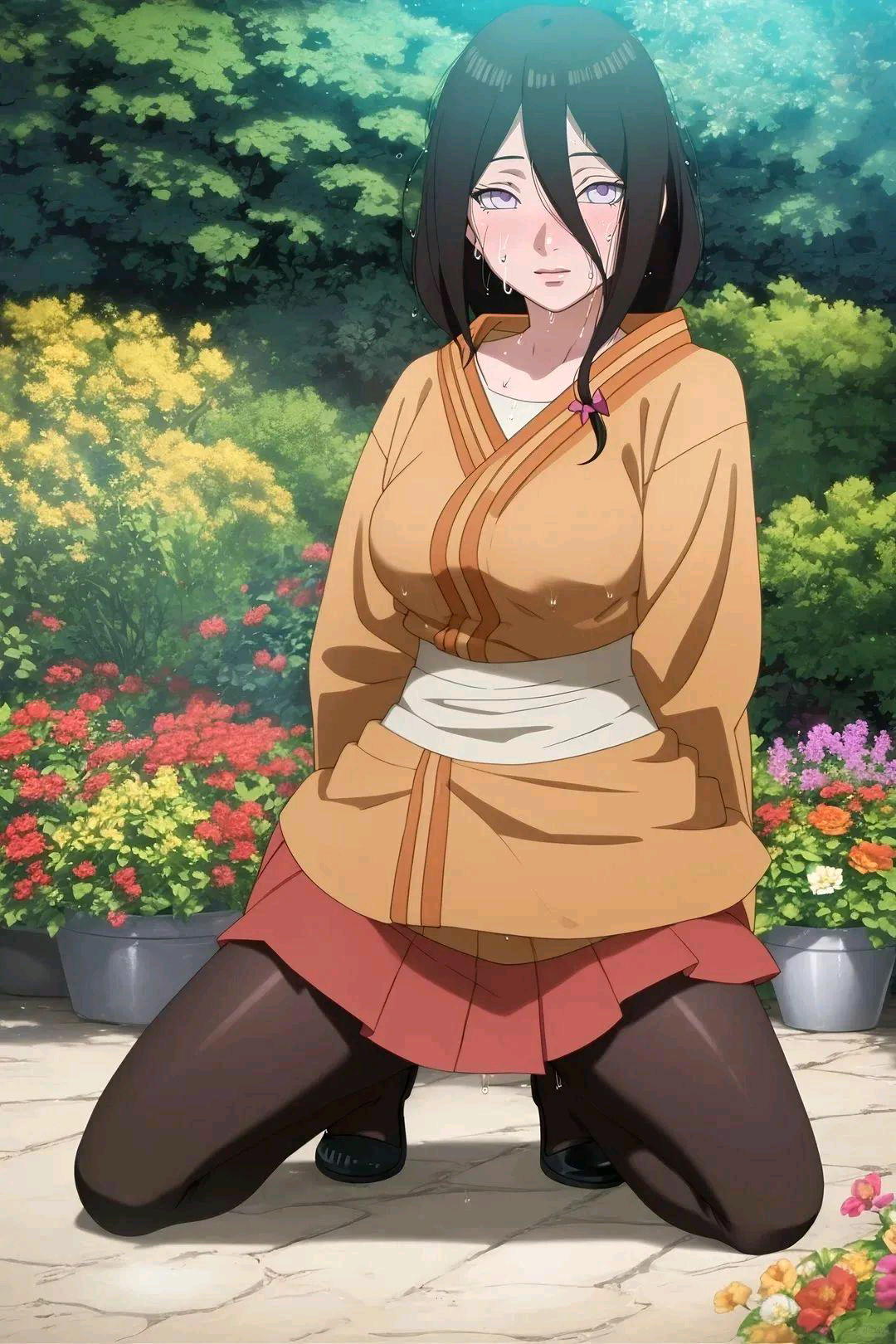 火影忍者,黑丝美腿的花火#动态连更挑战