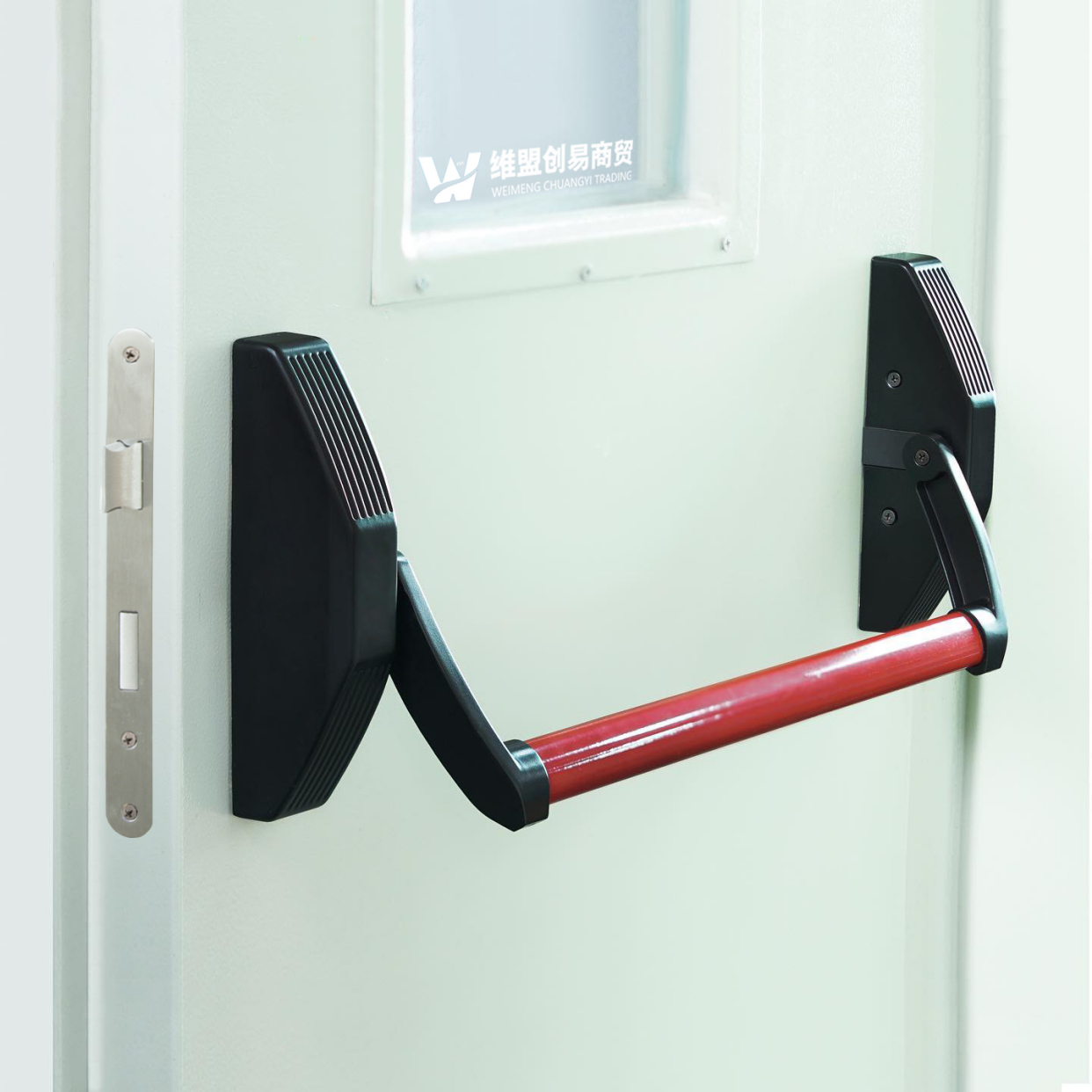 下压式紧急逃生推杆锁