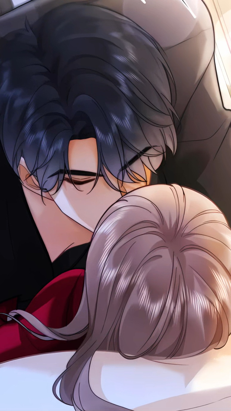 霸总温柔的亲吻女孩