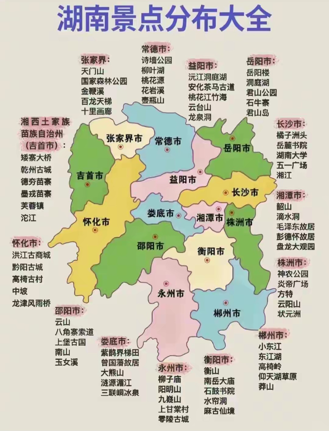 把怀化旅游景点整明白了,赶紧收藏起来吧!