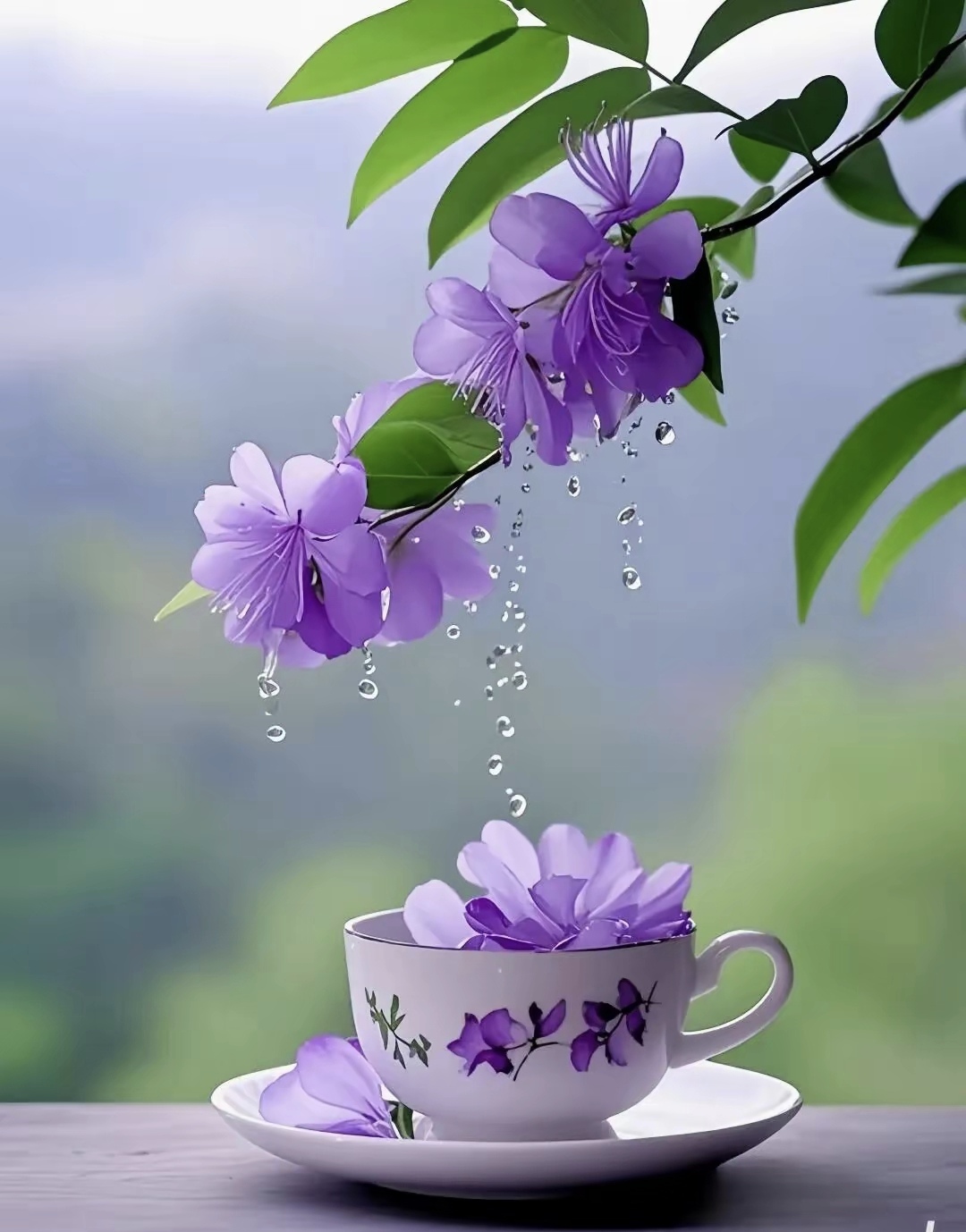 在这遇见紫色花海浪漫的紫花紫色很有韵味 有着紫色的浪漫